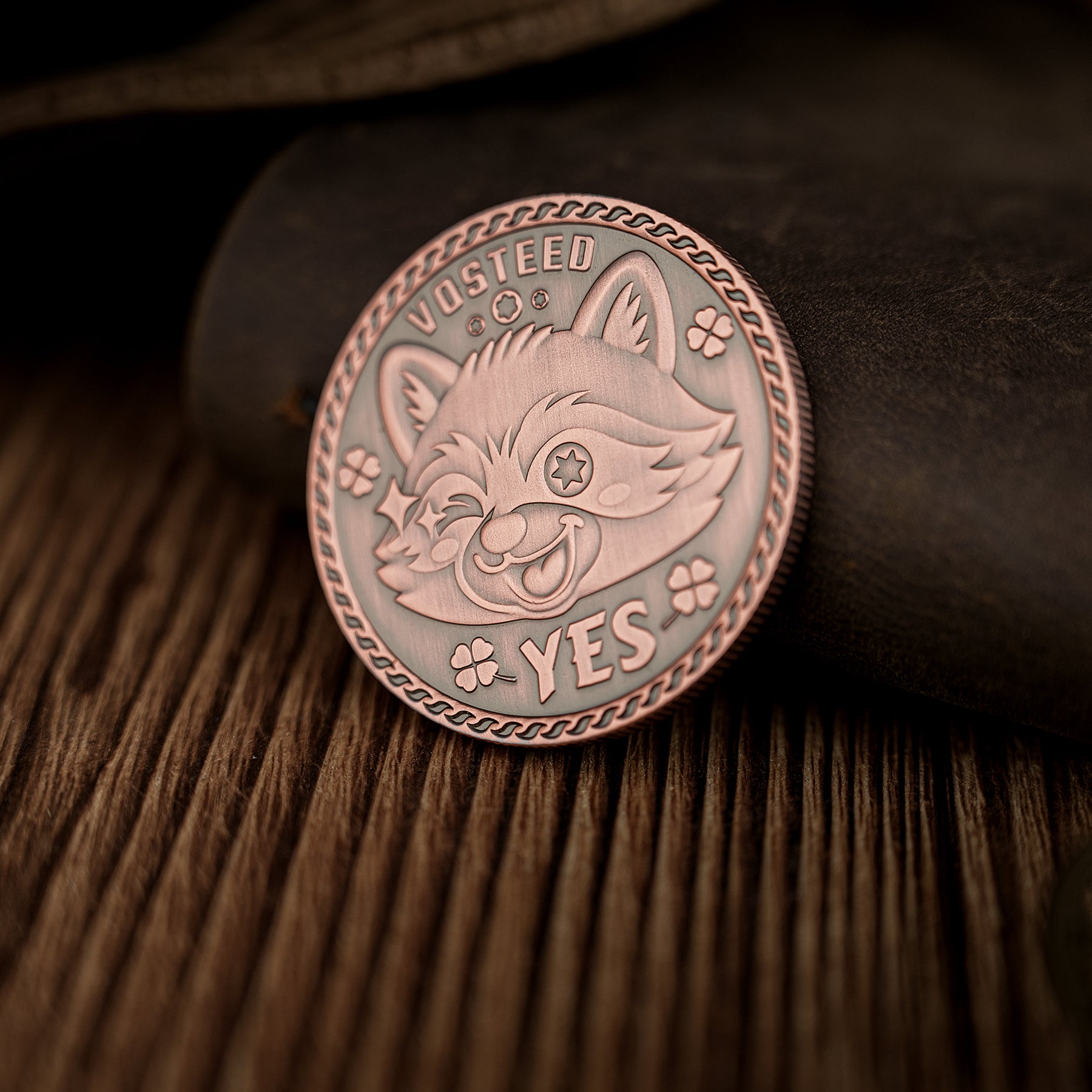 Raccoon Decision Coin - X0197 (For V-Patch Collection Redemption Only)