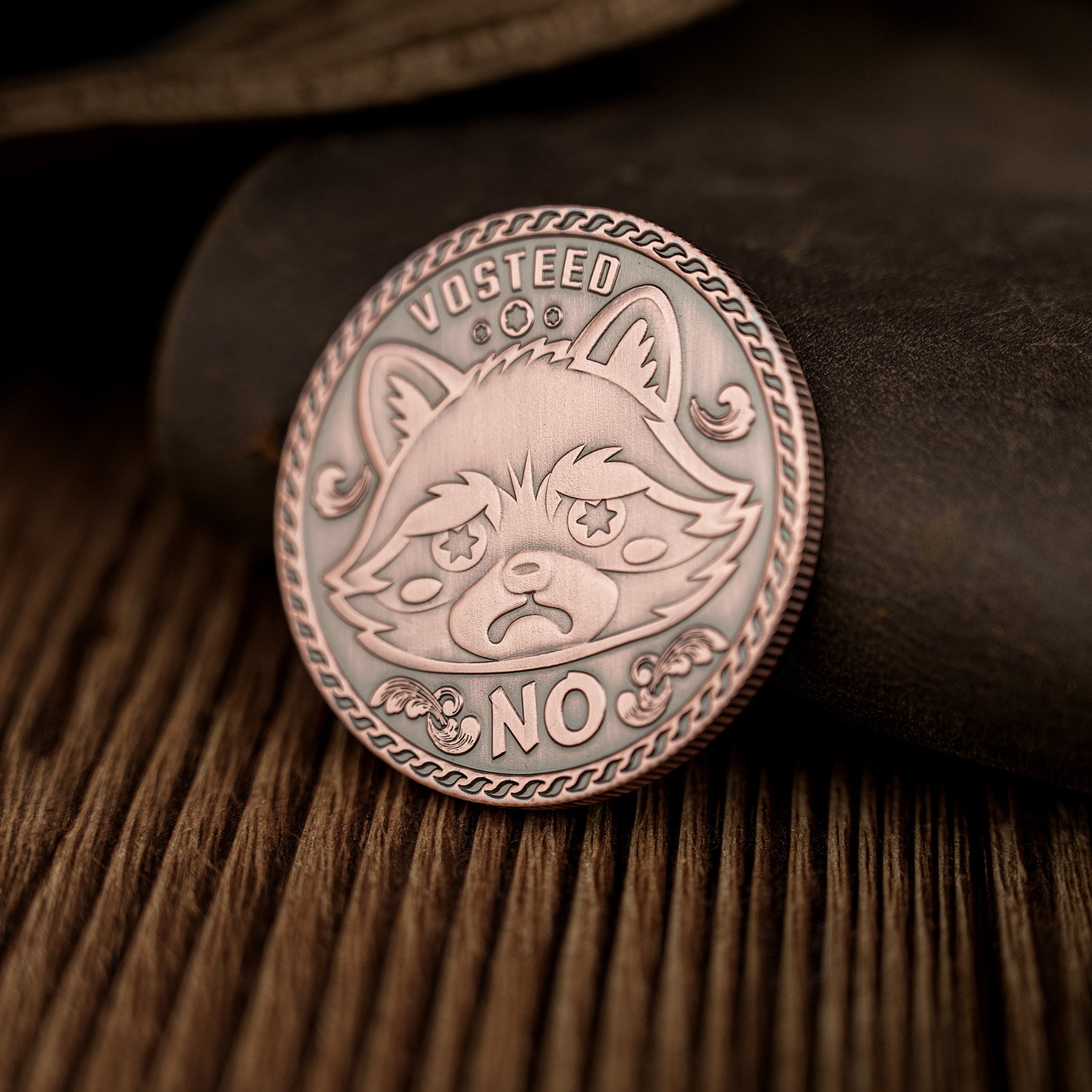 Raccoon Decision Coin - X0197 (For V-Patch Collection Redemption Only)