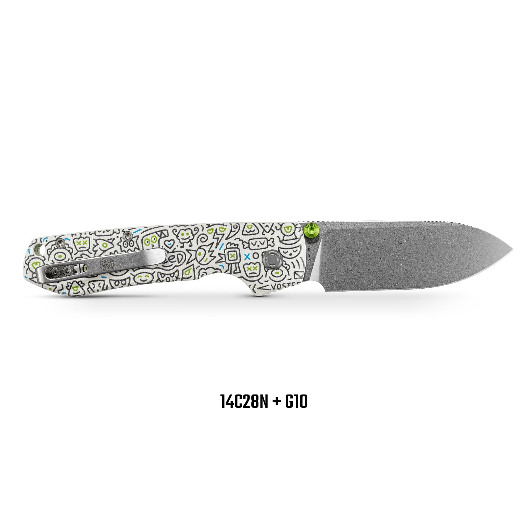 coming soon - Raccoon® - Top Liner Lock Knife (3.25" 14C28N Blade & G10 Handle) - A2933