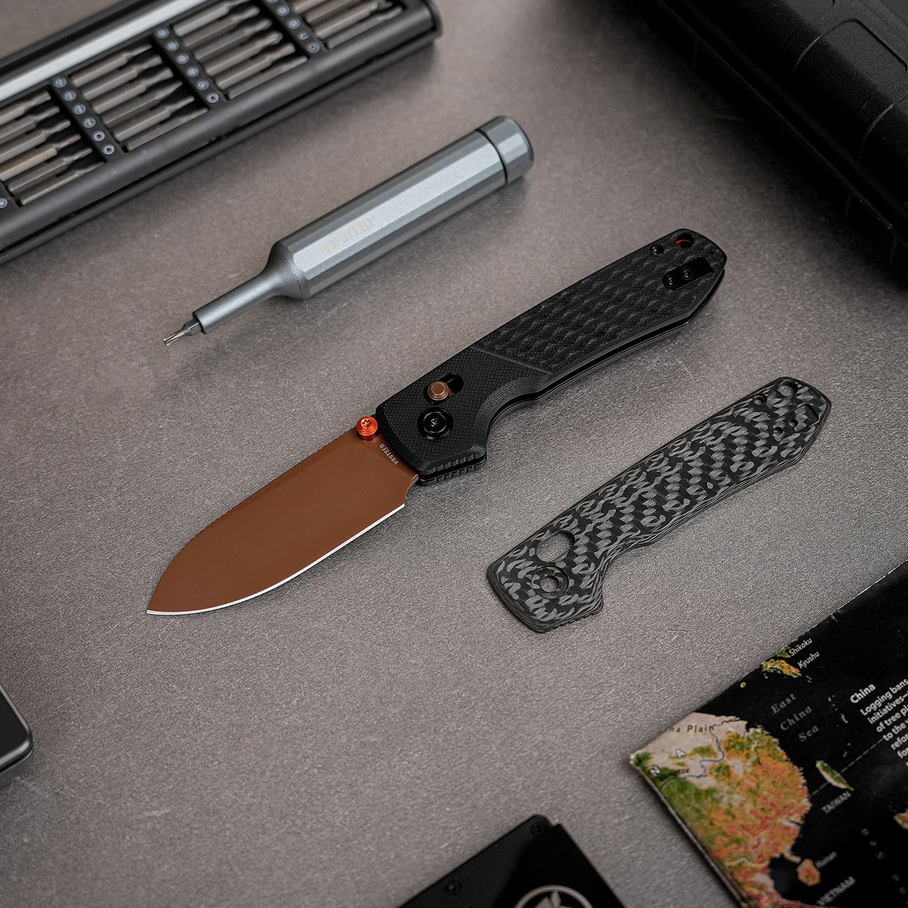 Coming Soon - Raccoon 2.0 - Crossbar Lock (3.17" Nitro-V Blade & G10 Handle) - A4901