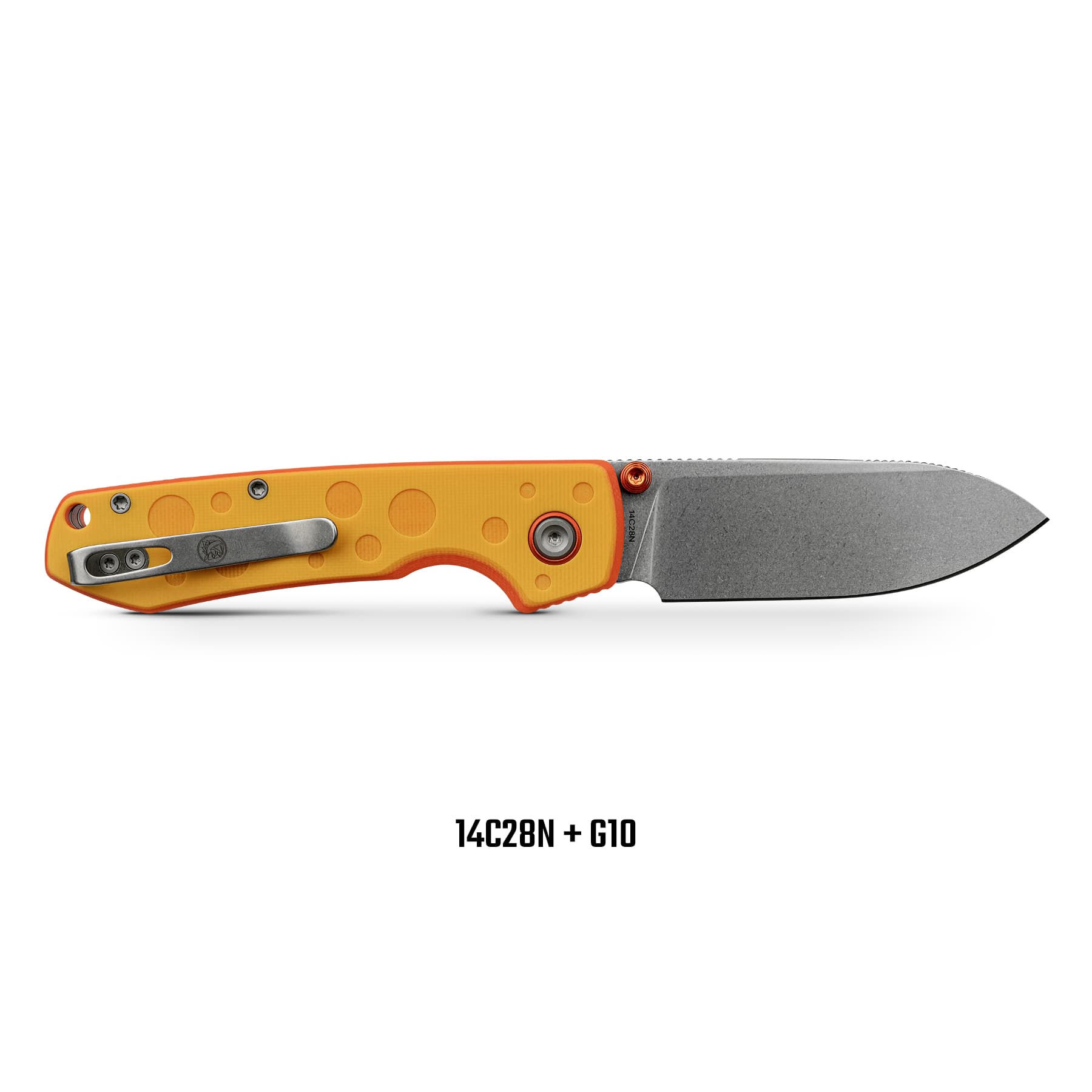 CheesePirates® -Top Liner Lock   (3.25" 14C28N Blade &  G10 Handle) - A2932