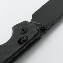 Raccoon - Crossbar Lock knife (3.25" 14C28N Cleaver Blade & Micarta Handle) - RCC32VPM2