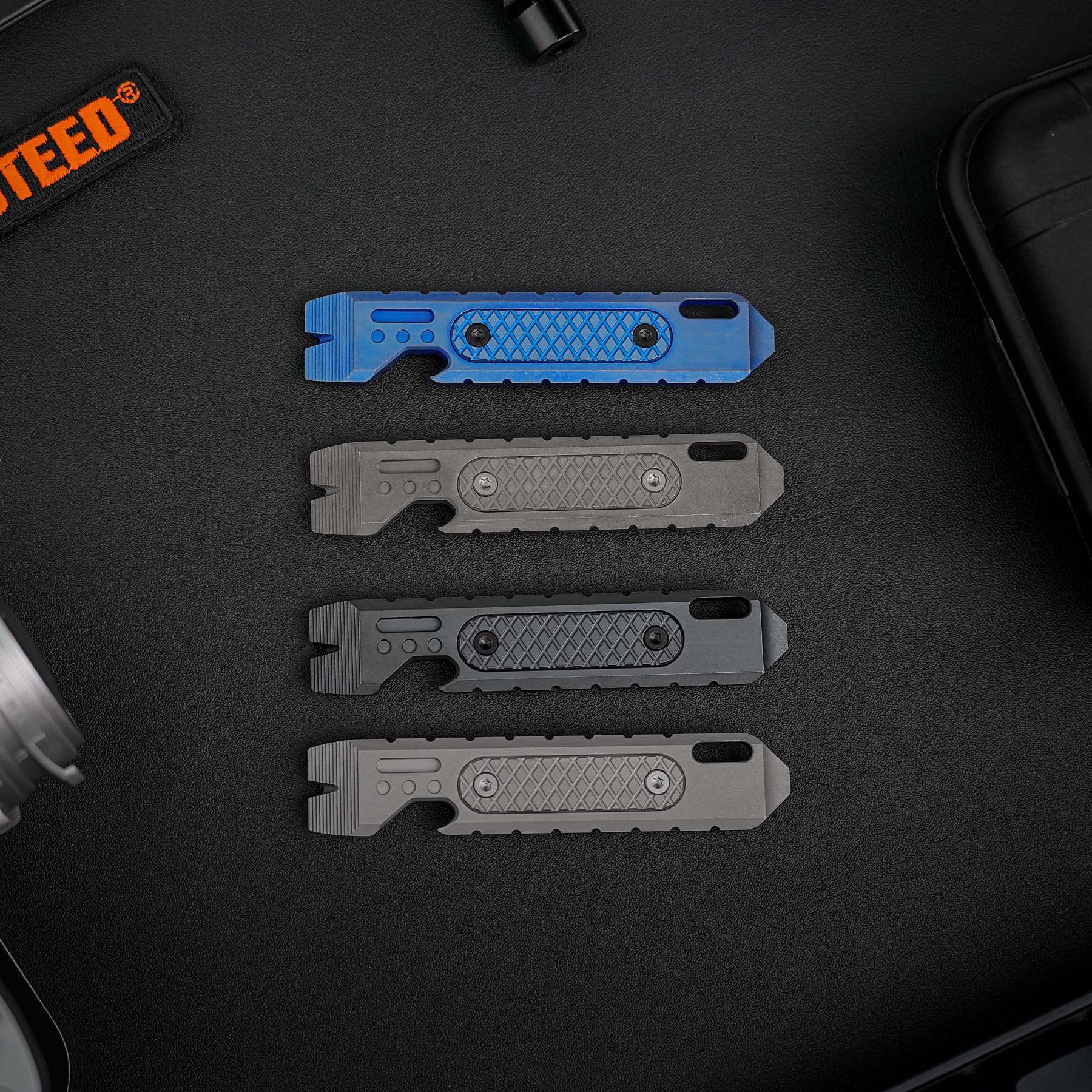 Shark Bomb Prybar | Black Titanium Pocket Tool Utility Ace