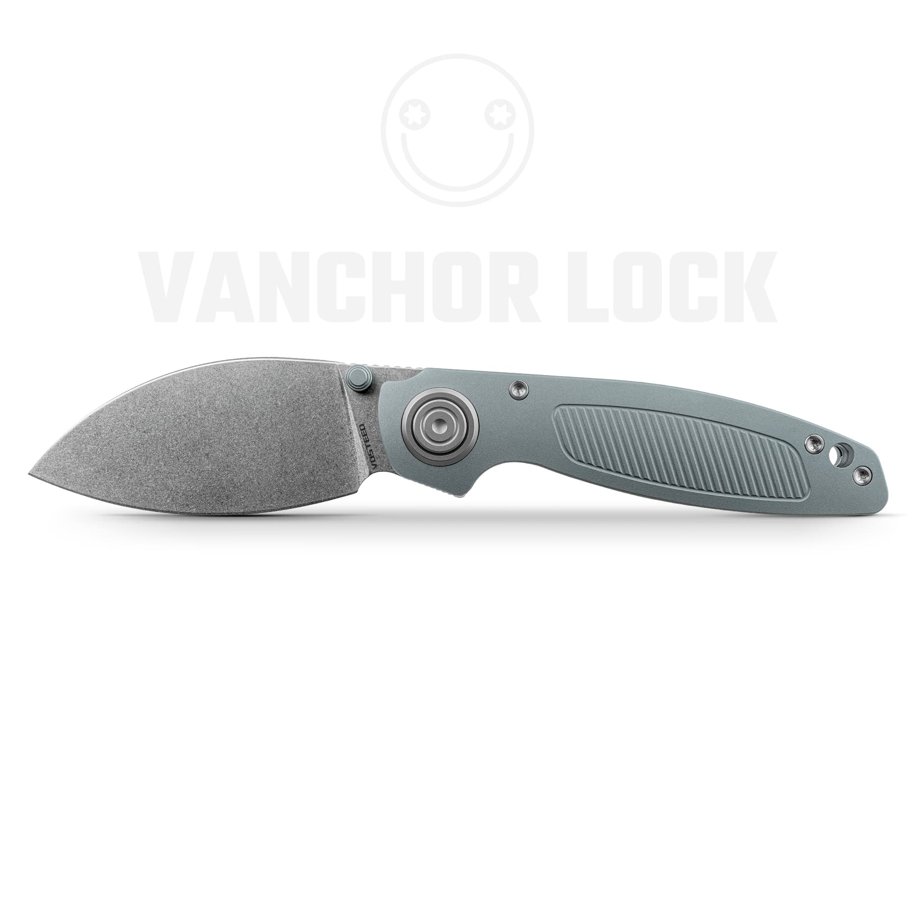 Shilin Cutter® - Vanchor Lock® (2.90" Elmax Blade & Aluminum Handle) For Right-Handed Users - A2805