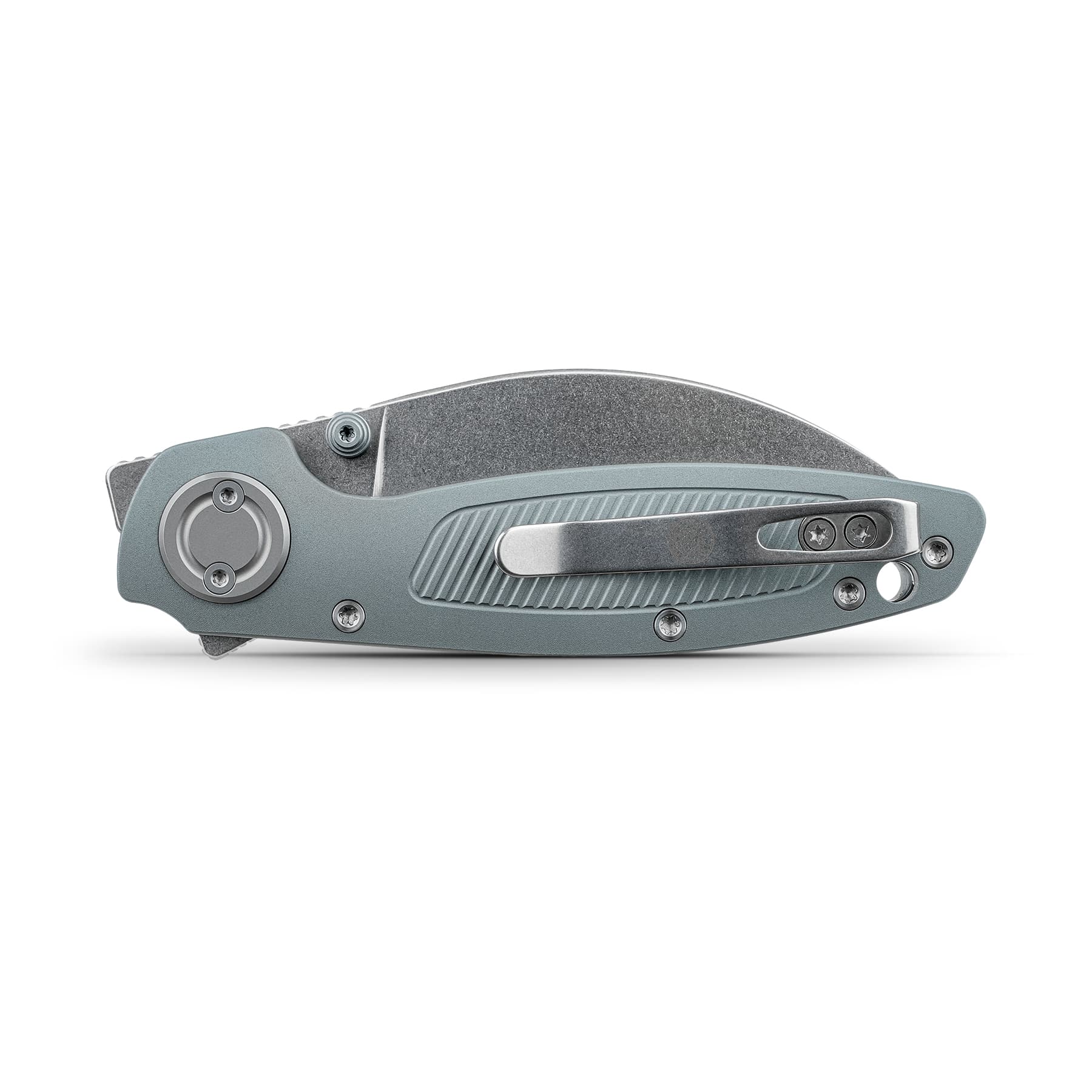 Shilin Cutter® - Vanchor Lock® (2.90" Elmax Blade & Aluminum Handle) For Right-Handed Users - A2805