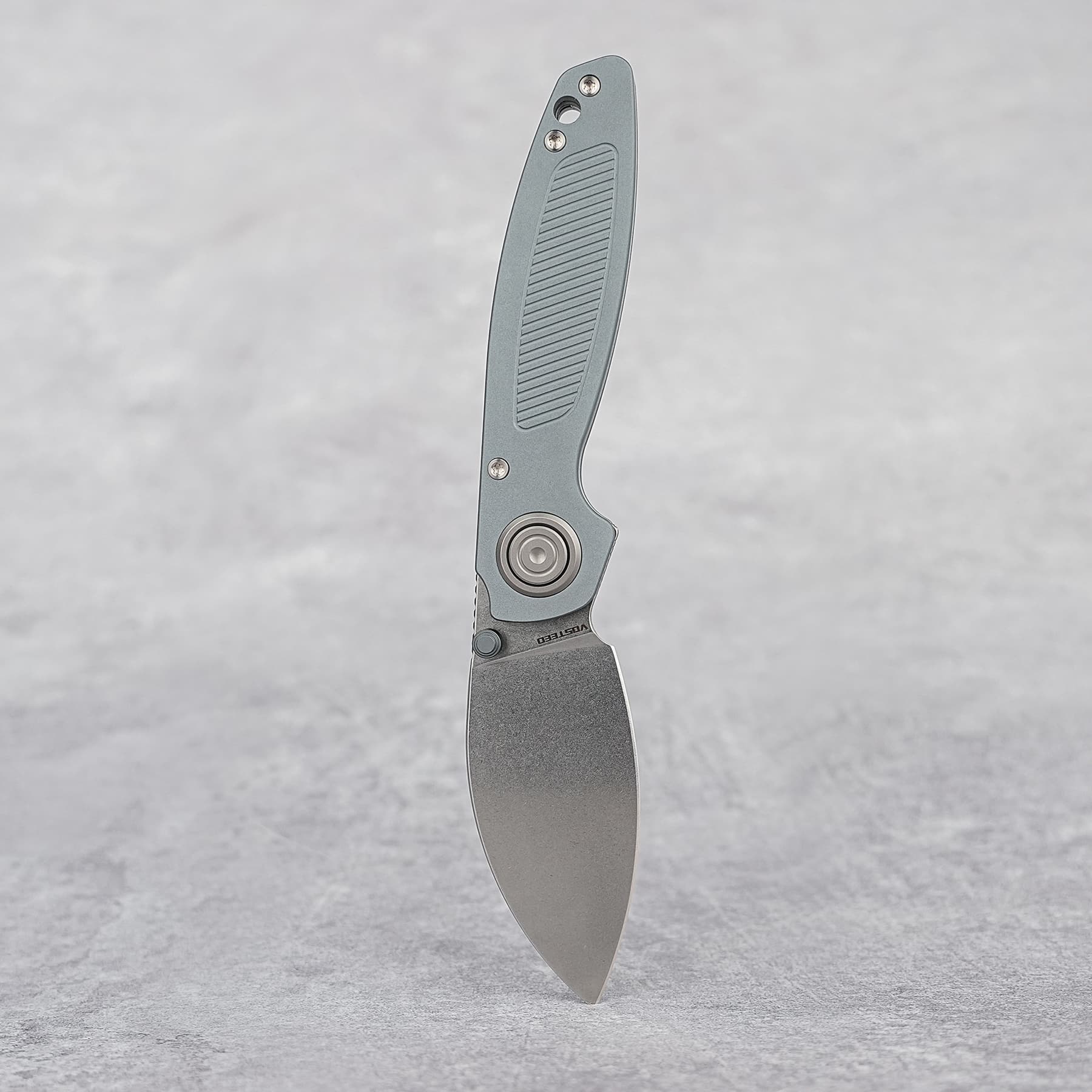 Shilin Cutter® - Vanchor Lock® (2.90" Elmax Blade & Aluminum Handle) For Right-Handed Users - A2805