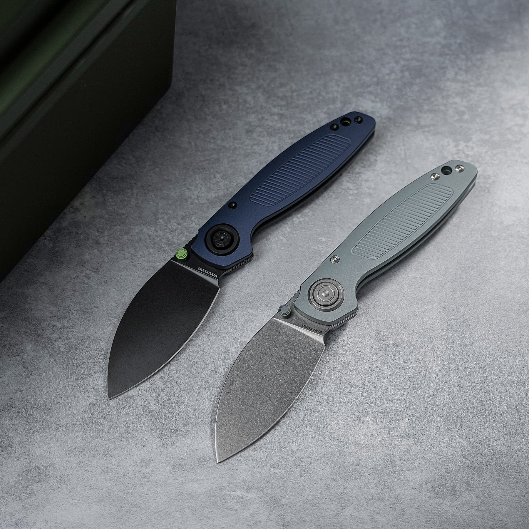 Shilin Cutter® - Vanchor Lock® (2.90" Elmax Blade & Aluminum Handle) For Right-Handed Users - A2805