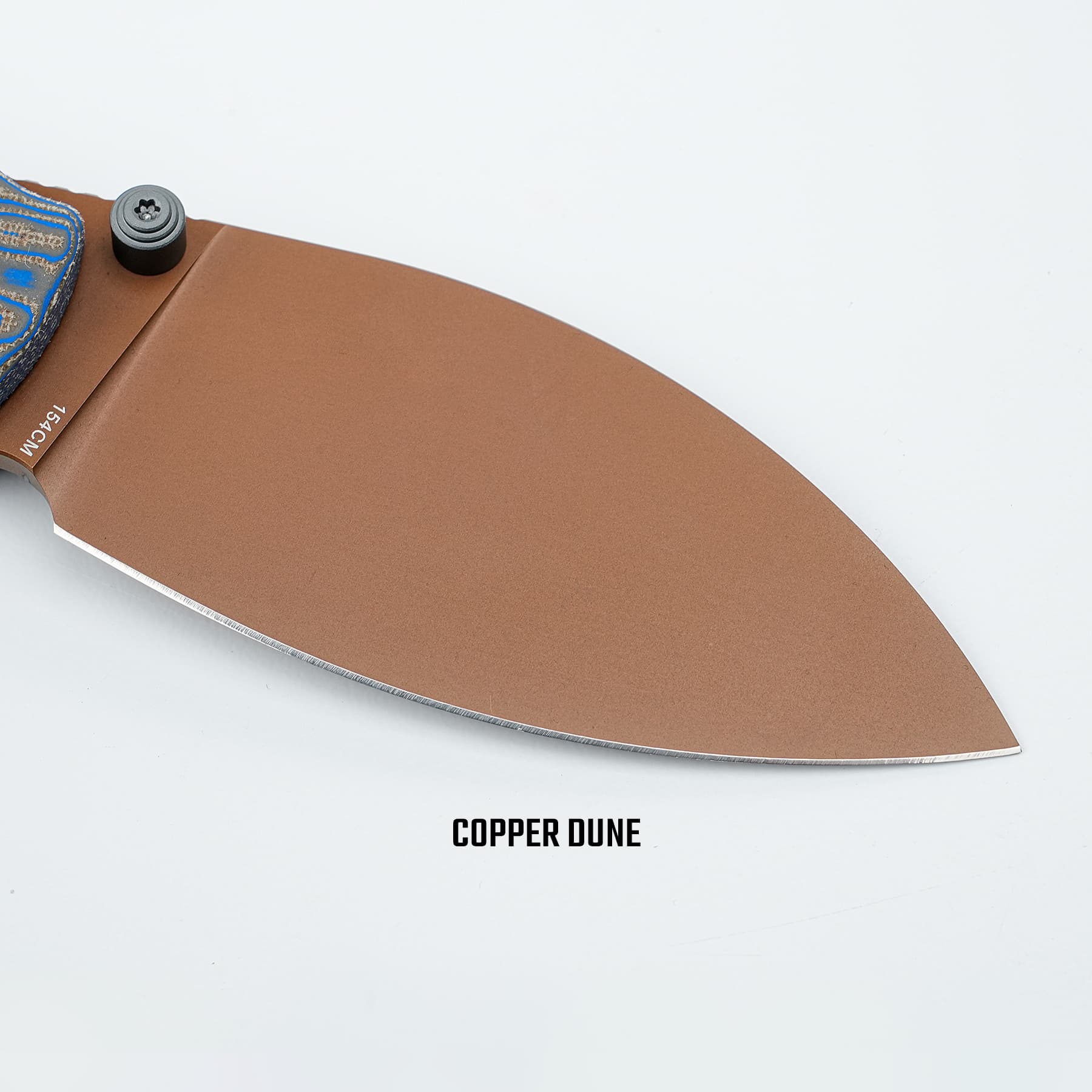 Shilin Cutter 154CM Micarta Blue Ocean | Vanchor Lock Folding Knife