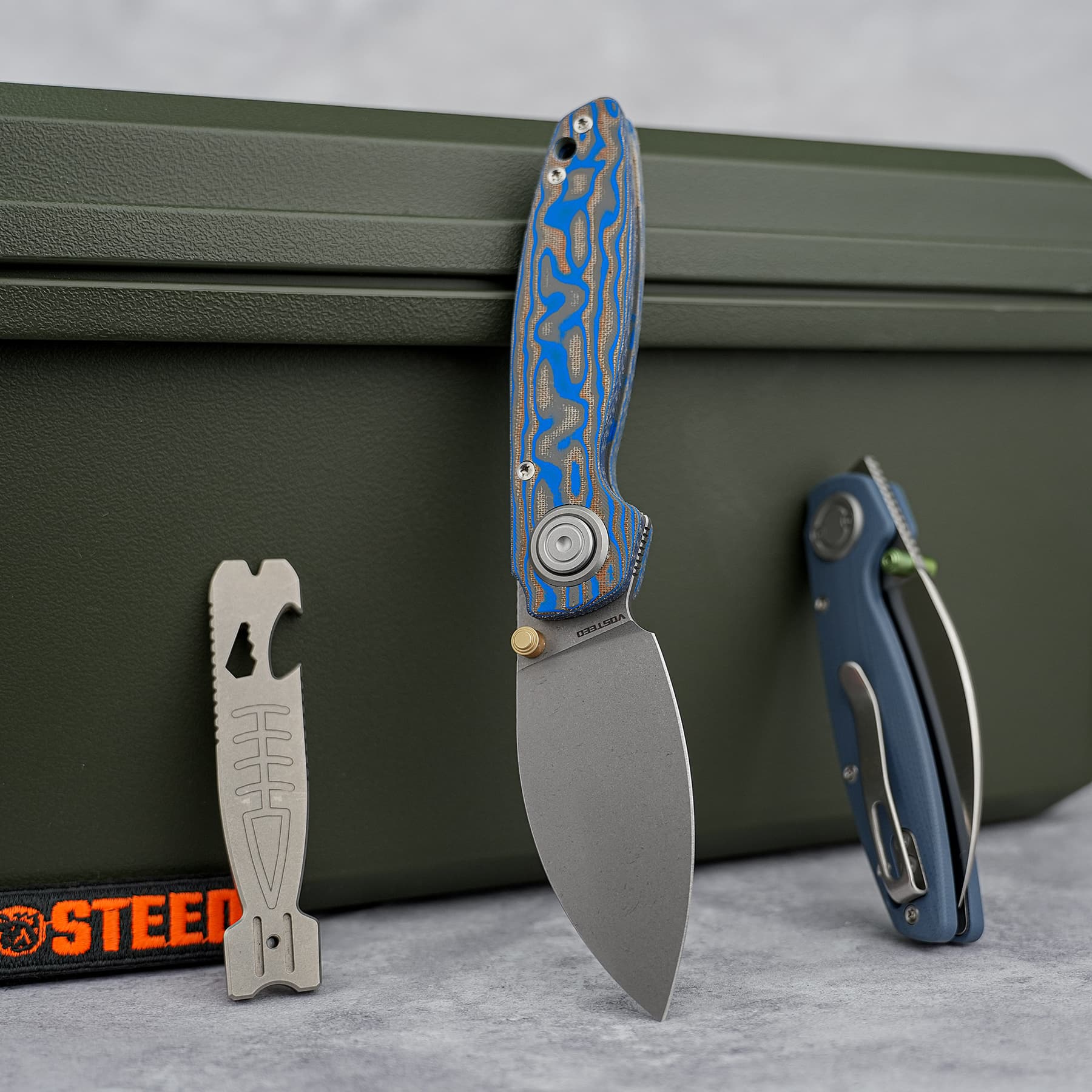 Shilin Cutter® - Vanchor Lock® (2.90" 154CM Blade & Micarta Handle) - A2813
