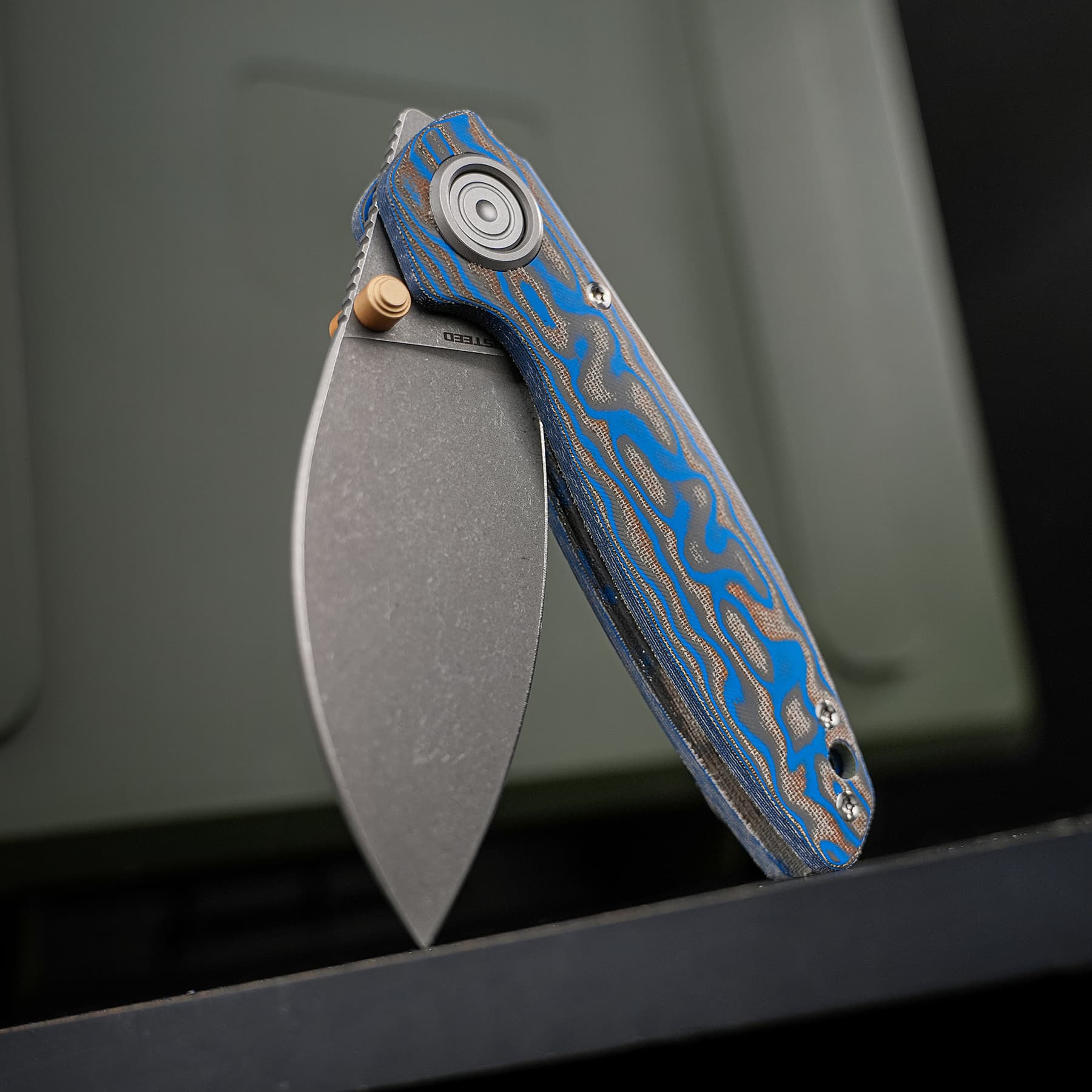 Shilin Cutter® - Vanchor Lock® (2.90" 154CM Blade & Micarta Handle) - A2813