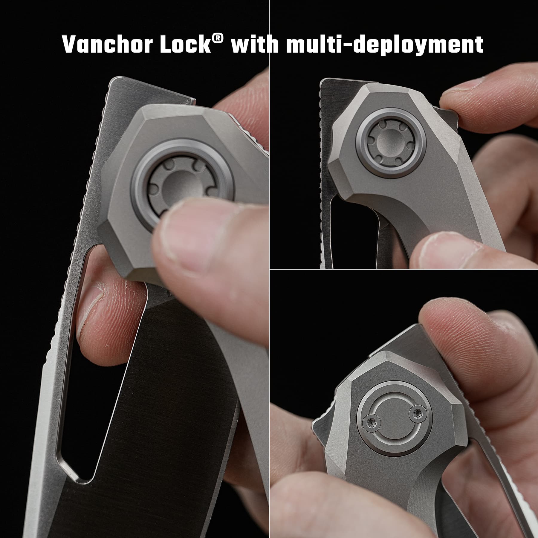 Thunderbeast -Vanchor Lock®  (3.49" M390 Blade & Titanium Handle) - A4301