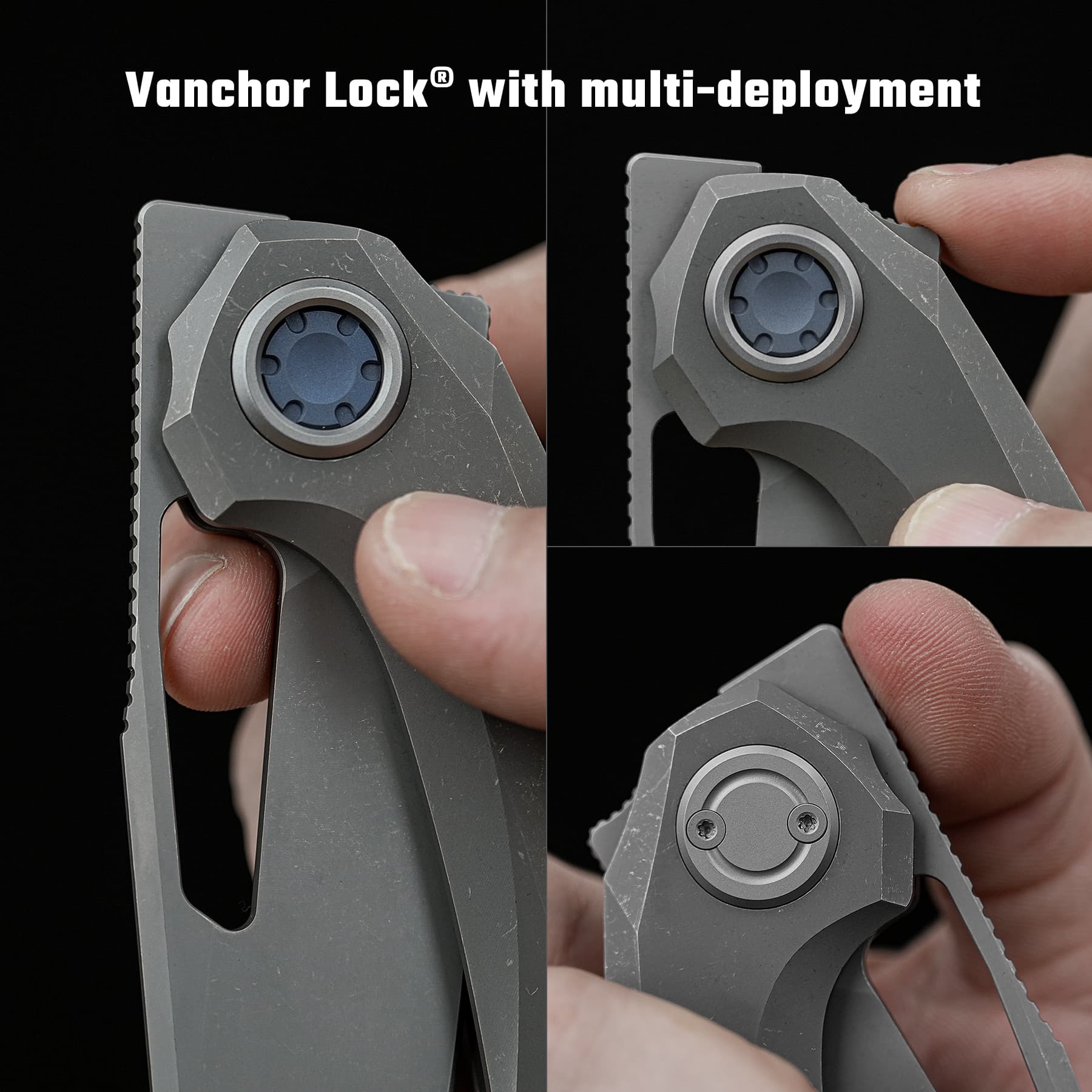 Thunderbeast -Vanchor Lock®  (3.49" M390 Blade & Titanium Handle) - A4302