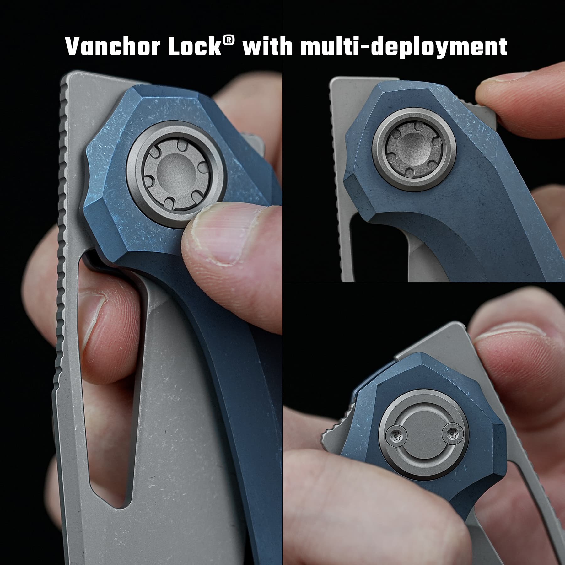 Thunderbeast -Vanchor Lock®  (3.49" M390 Blade & Titanium Handle) - A4303