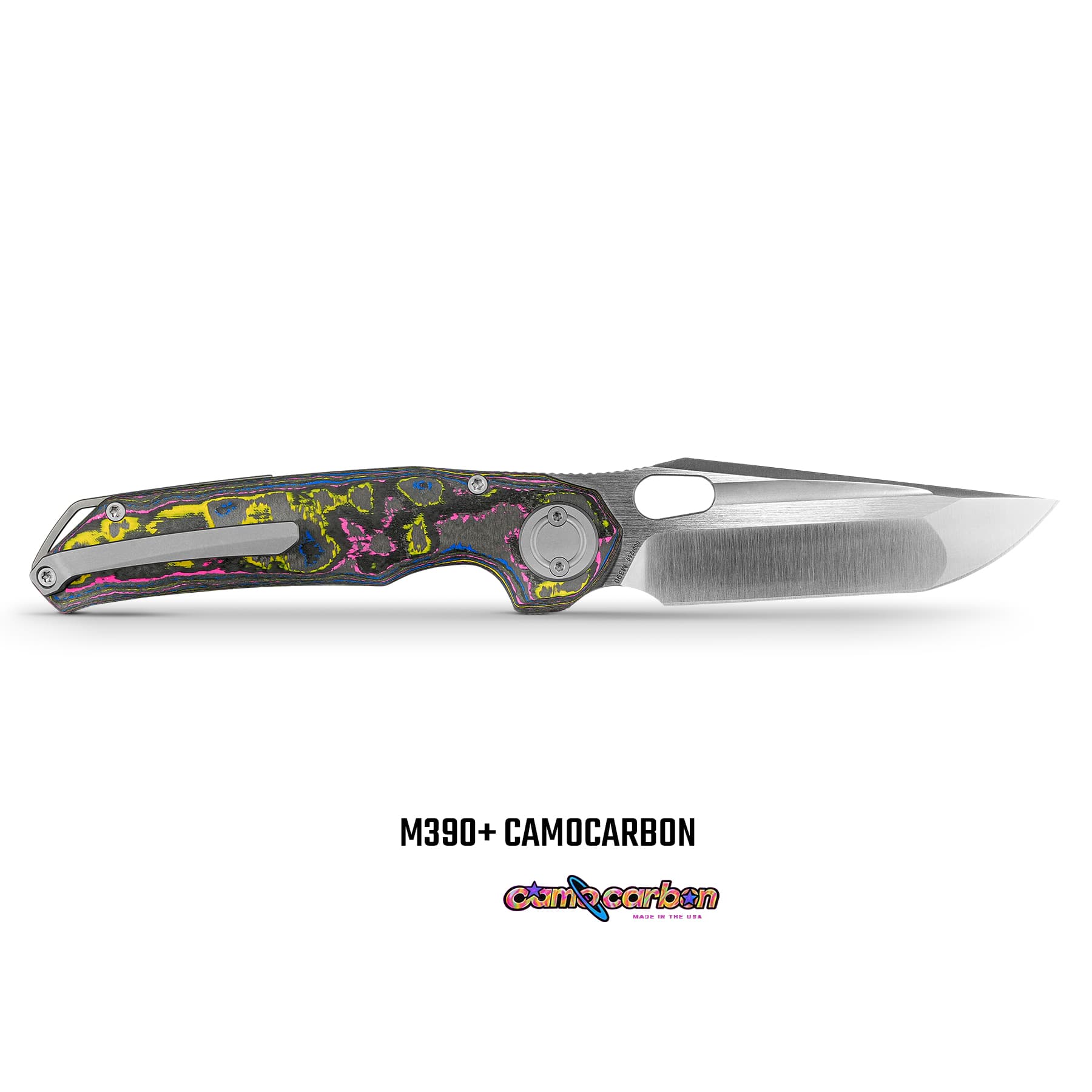 Coming Soon - Thunderbird V- Vanchor Lock® (3.46" M390 Blade & CamoCarbon Handle) - A0322