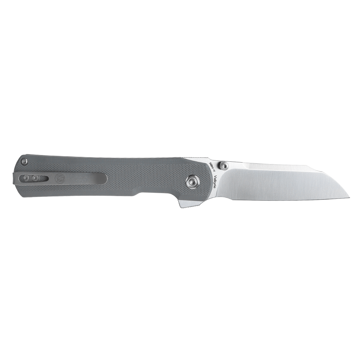 Vosteed Valkyrie Knife - Grey Micarta Handle with Sheepsfoot Blade