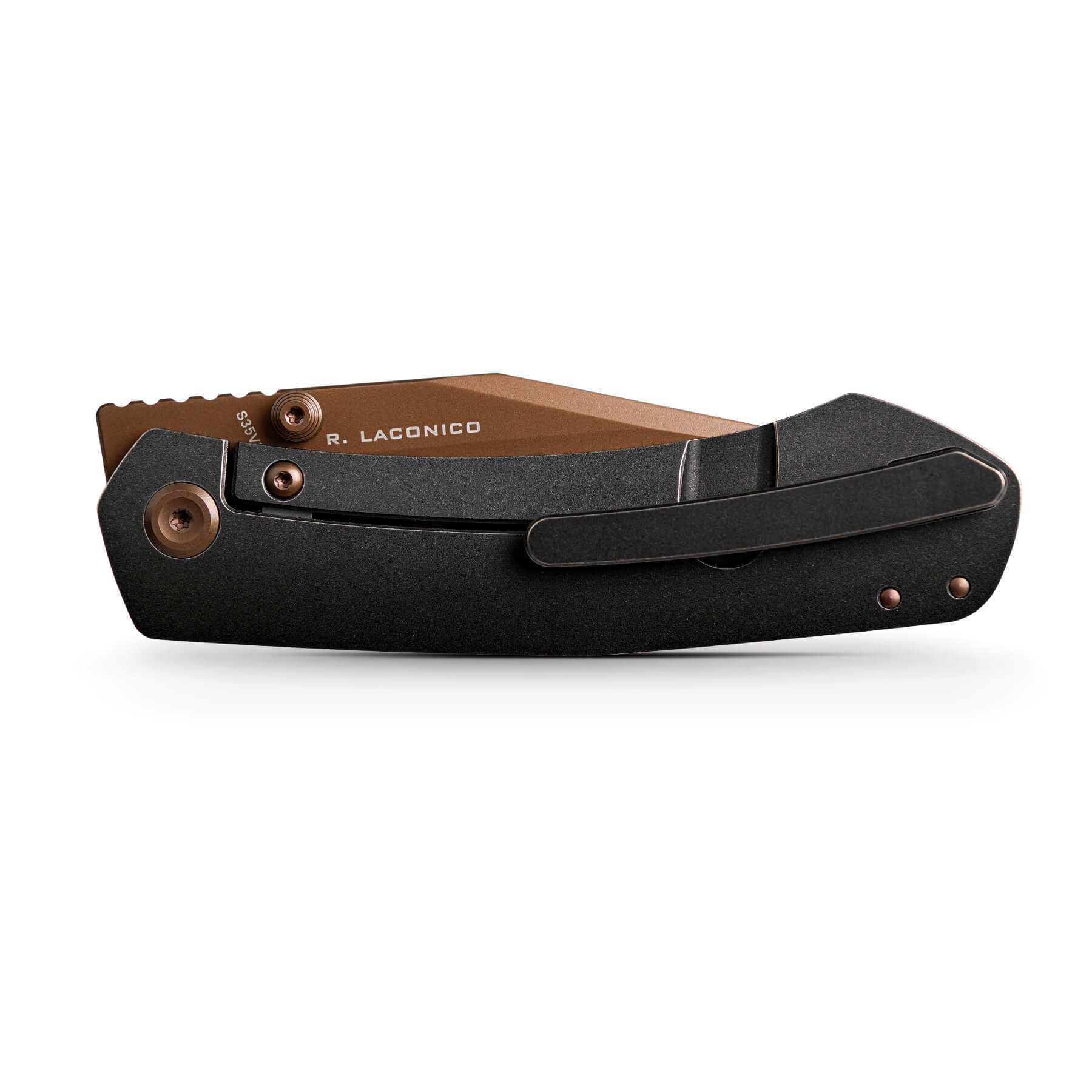 Vallhund- Frame Lock Knife (3.02" S35VN Blade & Titanium Handle) - A2103
