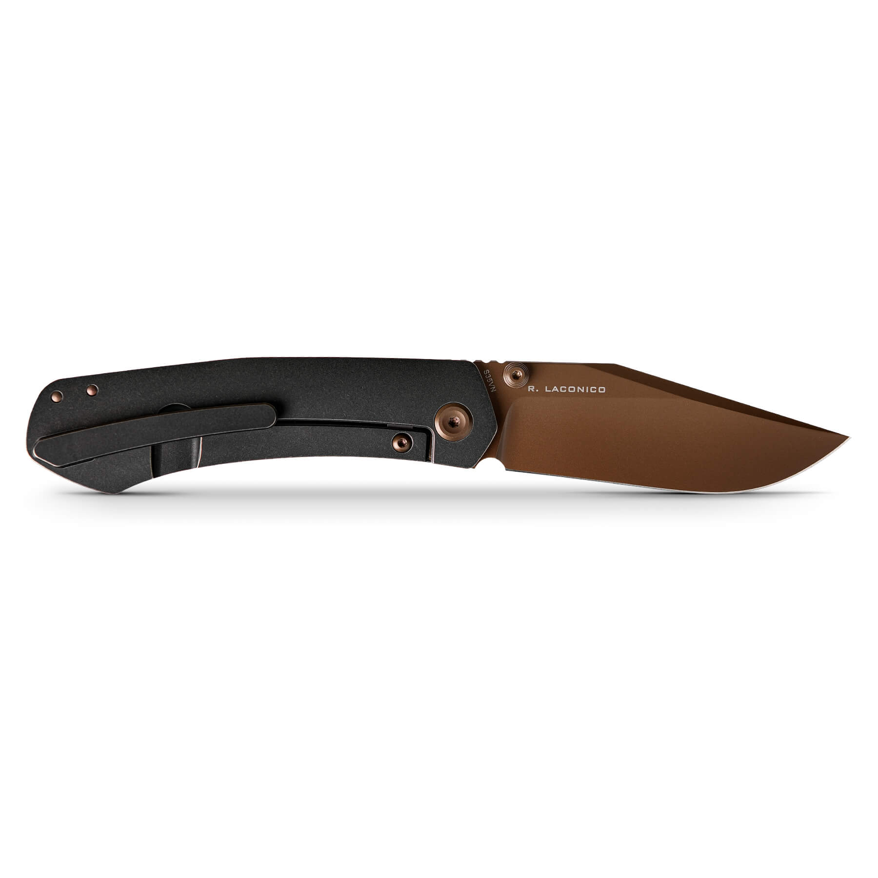 Vallhund- Frame Lock Knife (3.02" S35VN Blade & Titanium Handle) - A2103