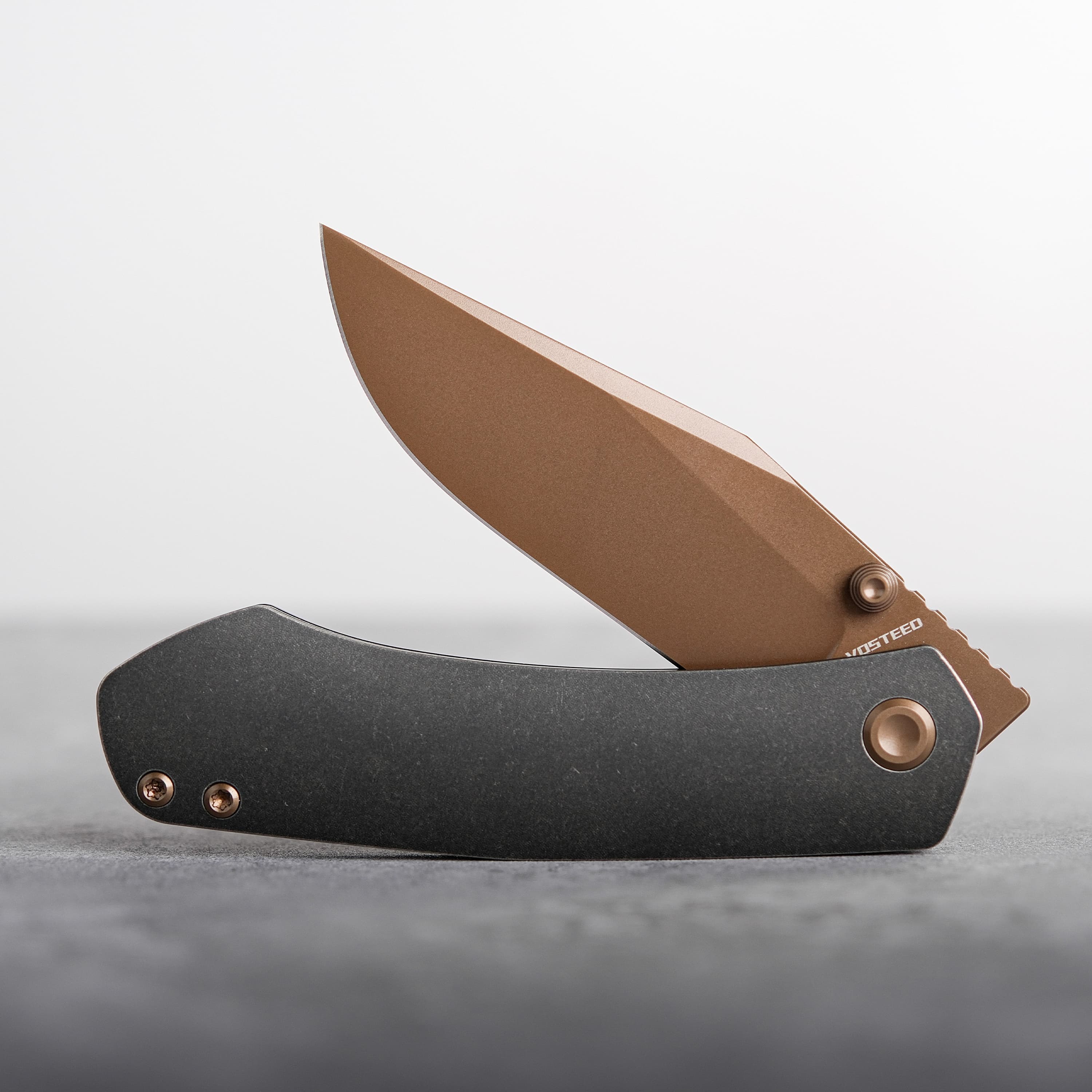 Vallhund- Frame Lock Knife (3.02" S35VN Blade & Titanium Handle) - A2103