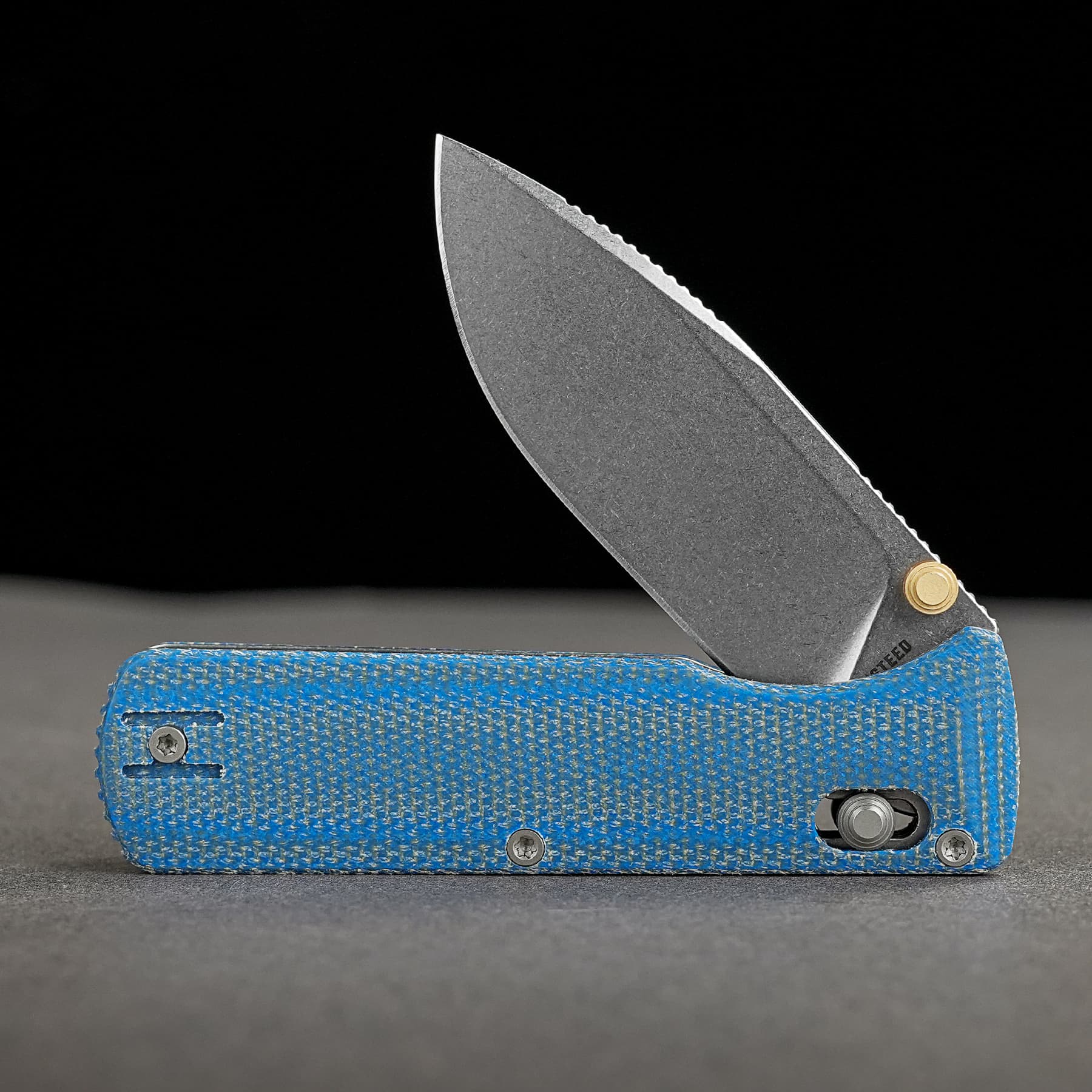 Coming Soon - Vombat - Crossbar Lock (2.92" 14C28N Blade & Micarta Handle) - A4109
