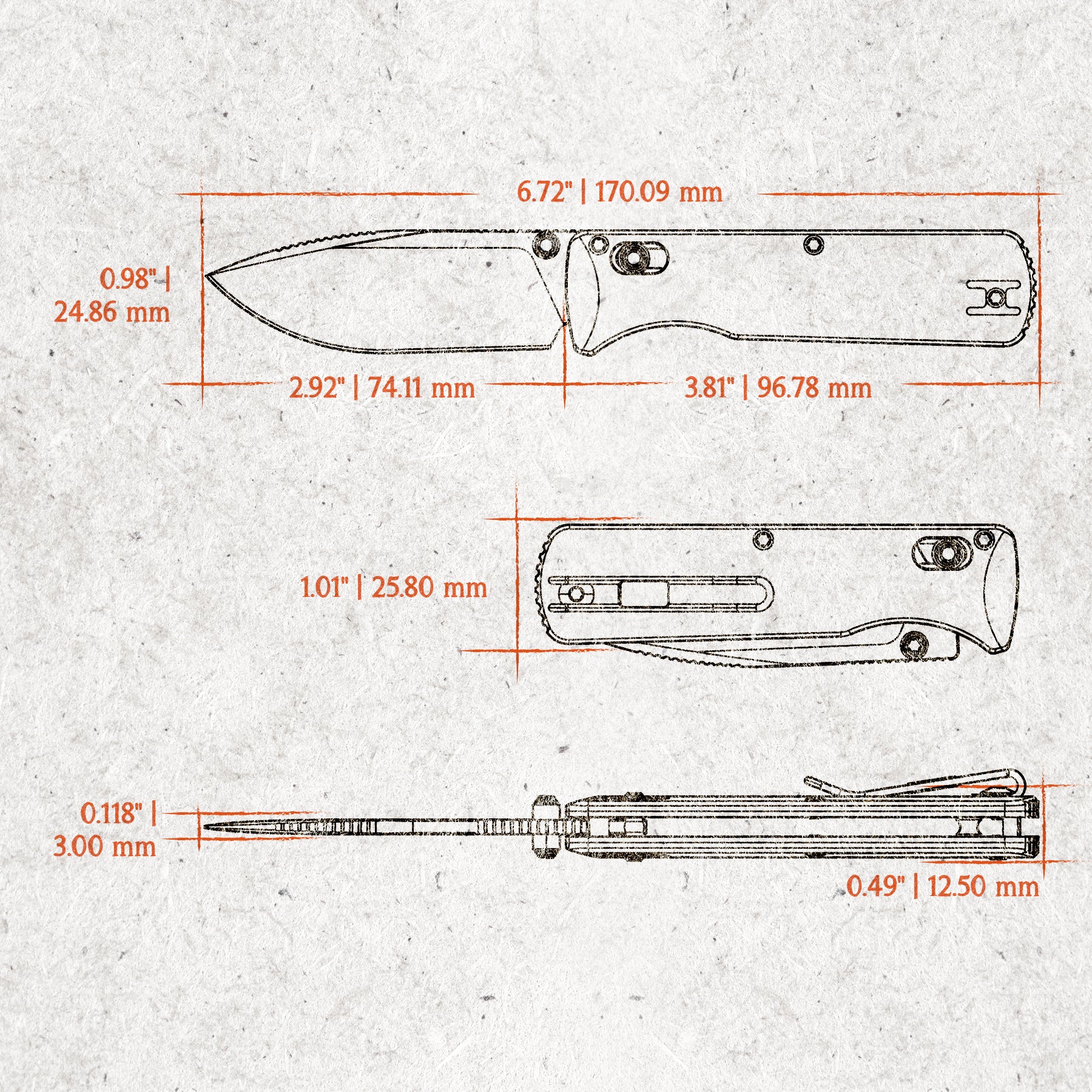 Coming Soon - Vombat - Crossbar Lock (2.92" 14C28N Blade & G10 Handle) - A4110