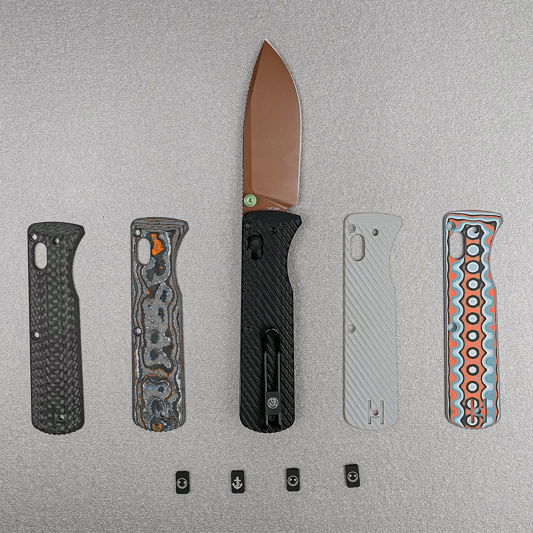 Coming Soon - Vombat - Crossbar Lock (2.92" 14C28N Blade & G10 Handle) - A4110