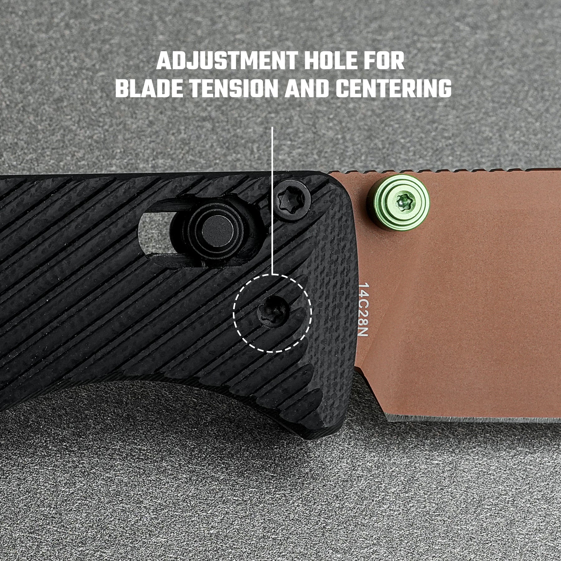 Coming Soon - Vombat - Crossbar Lock (2.92" 14C28N Blade & G10 Handle) - A4110