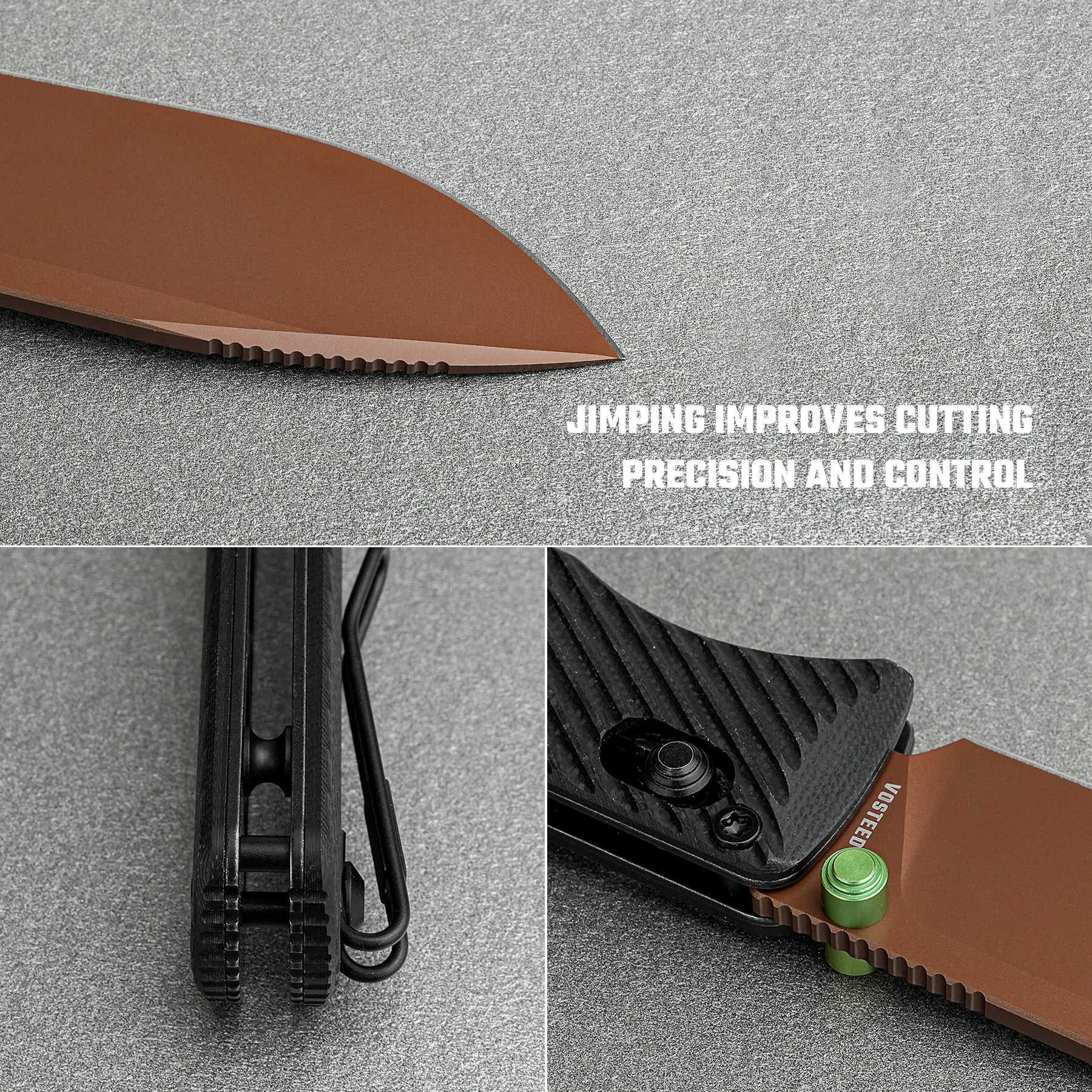 Coming Soon - Vombat - Crossbar Lock (2.92" 14C28N Blade & G10 Handle) - A4110