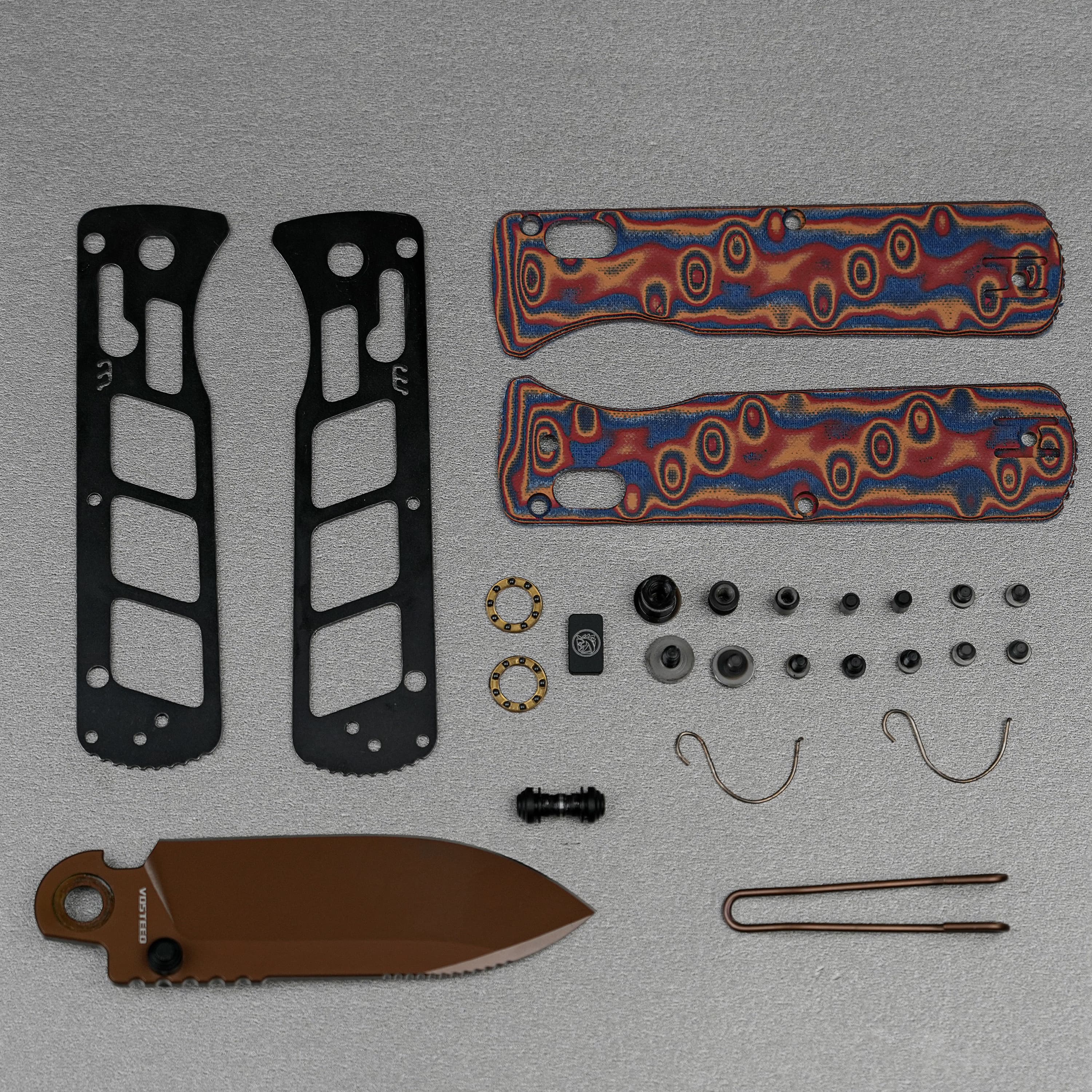 Vombat Handle Scales Kits- W0105