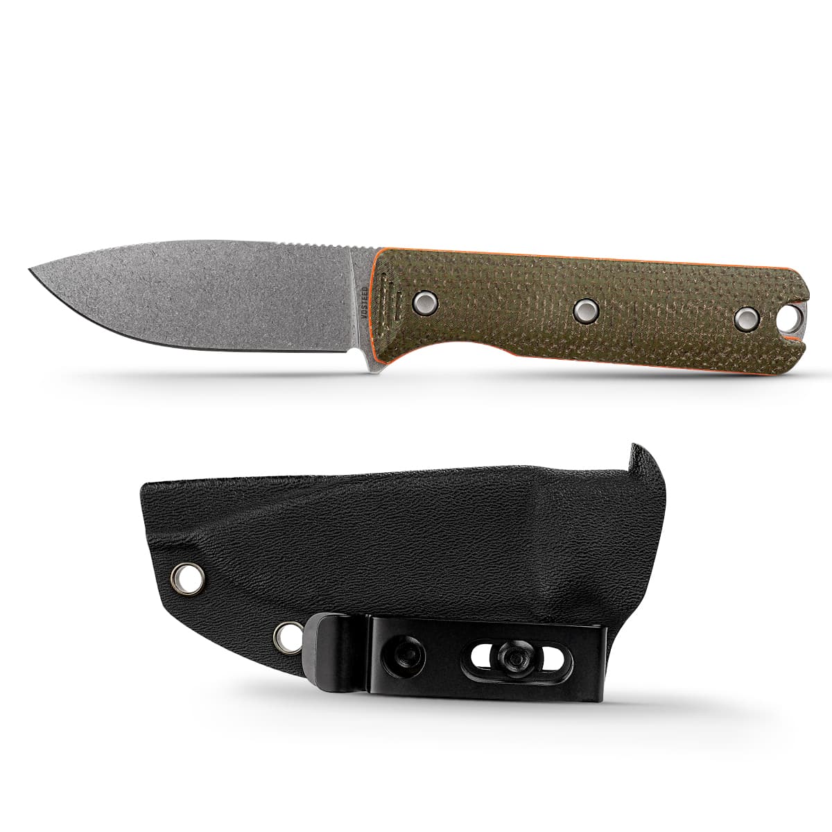 Vombat - Fixed Blade Knife (3.16" AEB-L Blade & Micarta Handle) - D0902 - AMAZON & TIKTOK EXCLUSIVE
