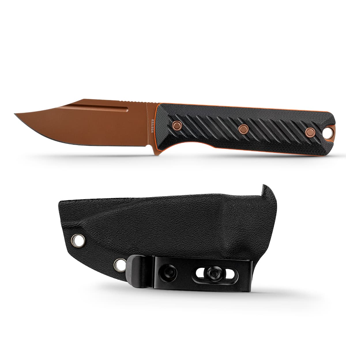 Vombat - Fixed Blade Knife (3.16" AEB-L Blade & G10 Handle) - D0907 - AMAZON & TIKTOK EXCLUSIVE