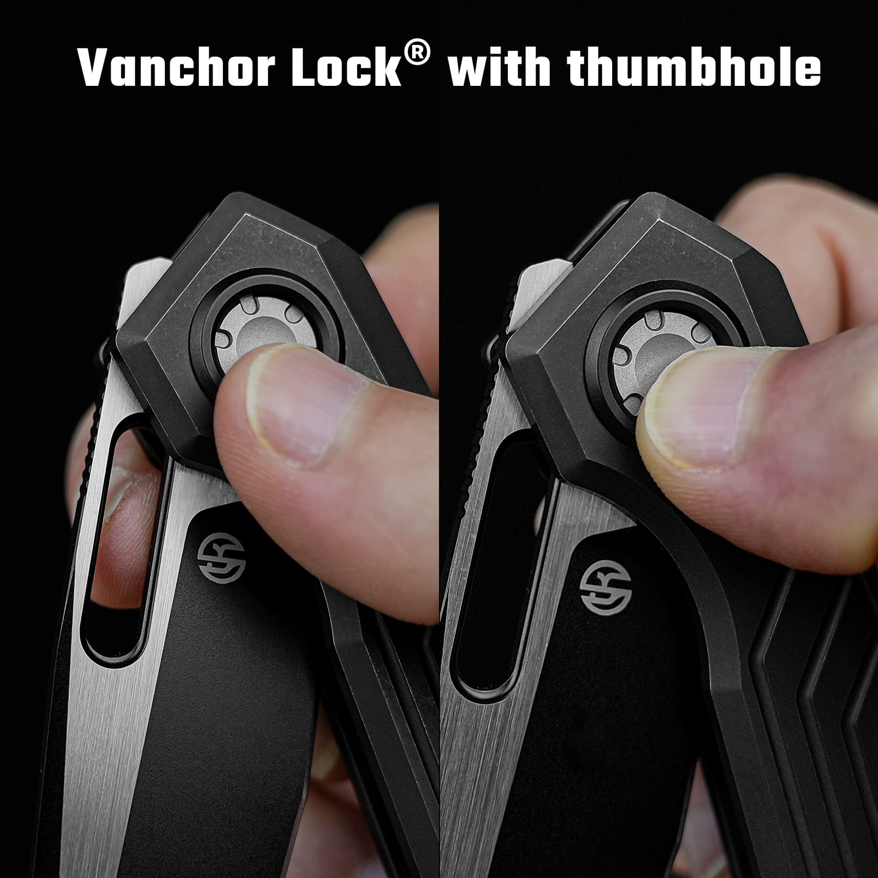 Xeno -Vanchor Lock®  (3.23" Vanax Blade & Titanium Handle) - A3803