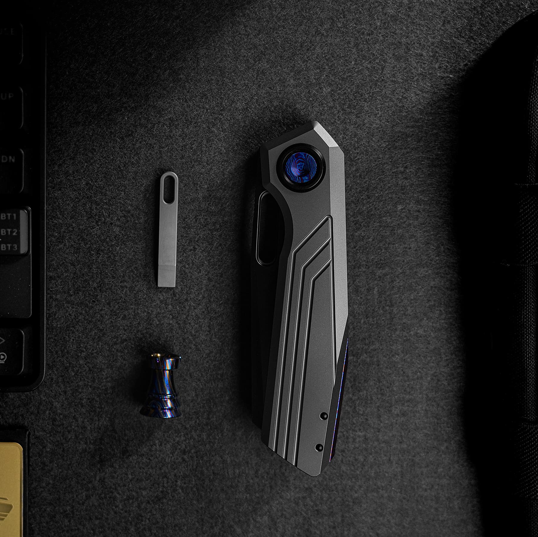 Coming soon - Xeno - Vanchor Lock® Knife (3.23" Vanax Blade & Titanium Handle) - A3805