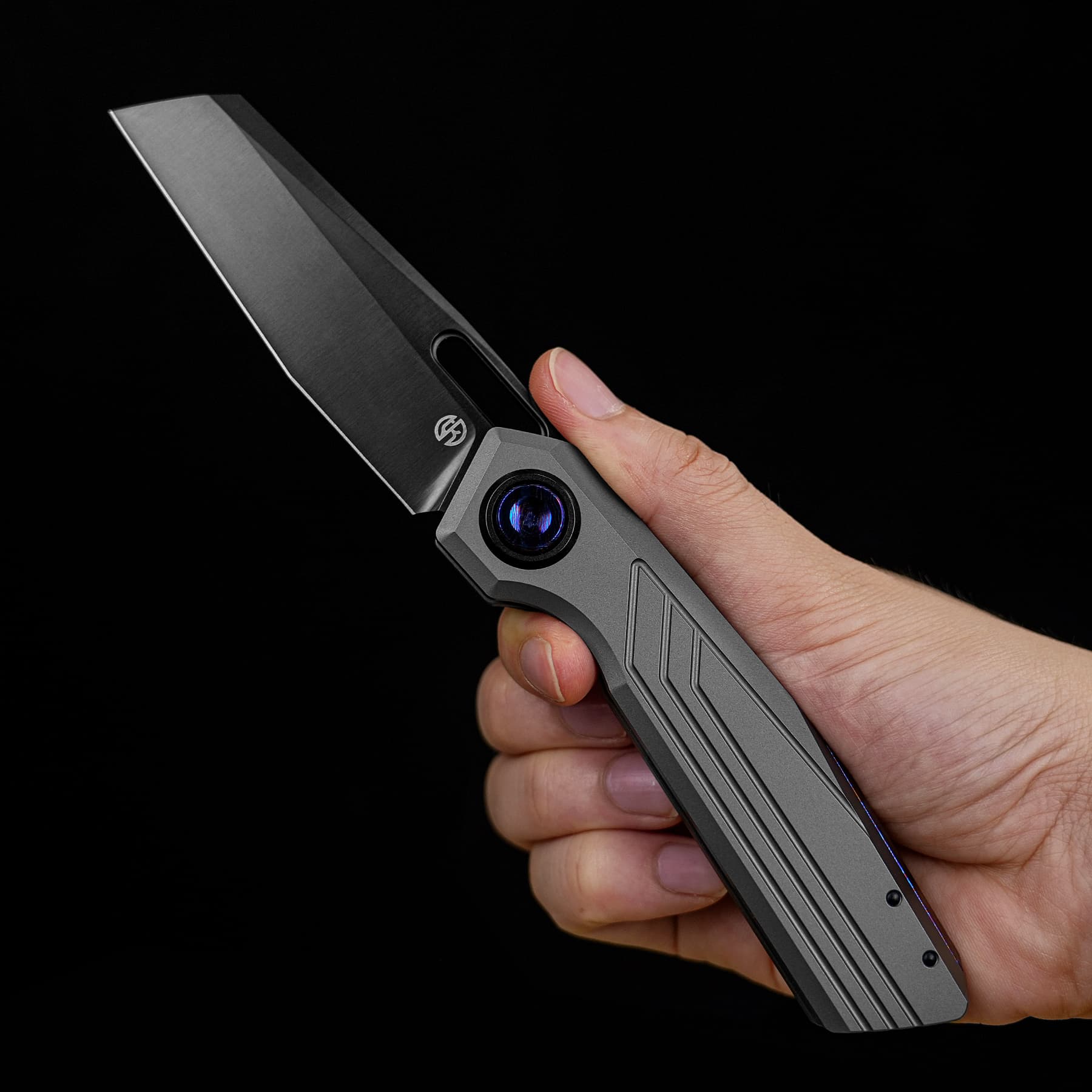 Coming soon - Xeno - Vanchor Lock® Knife (3.23" Vanax Blade & Titanium Handle) - A3805