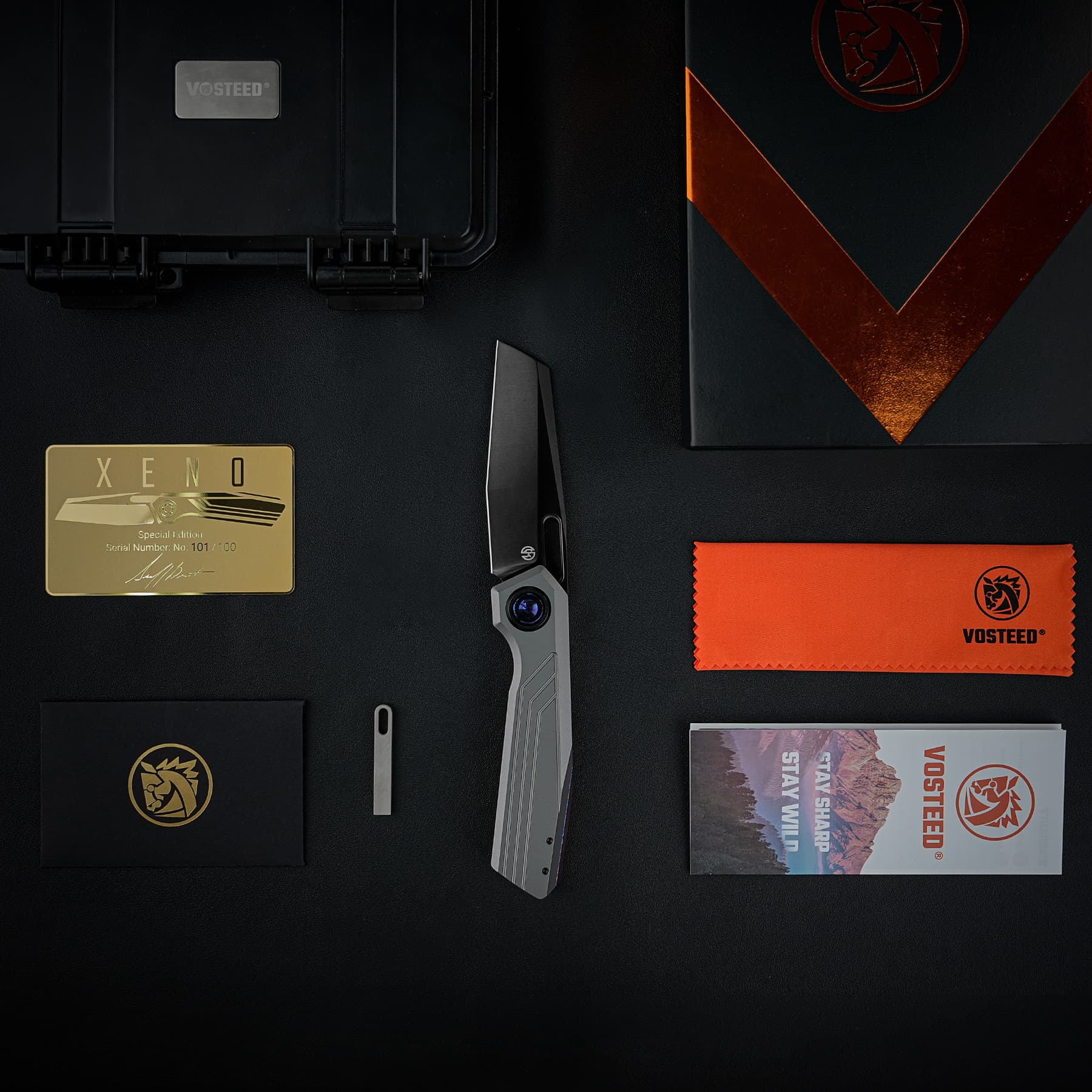 Coming soon - Xeno - Vanchor Lock® Knife (3.23" Vanax Blade & Titanium Handle) - A3805