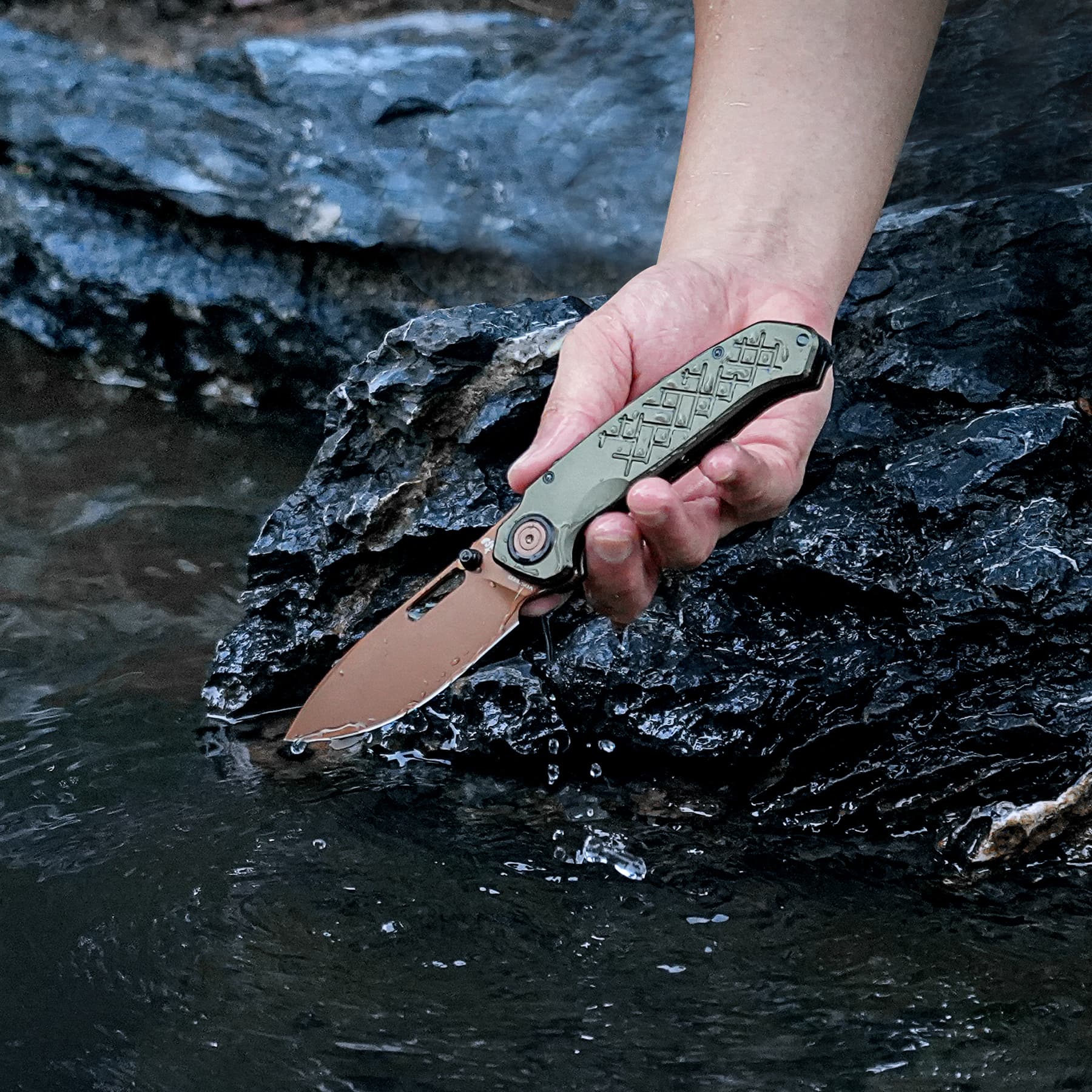 Coming Soon - Zander - Vanchor Lock®  (3.40" S35VN Blade & Aluminum Handle) - A4604
