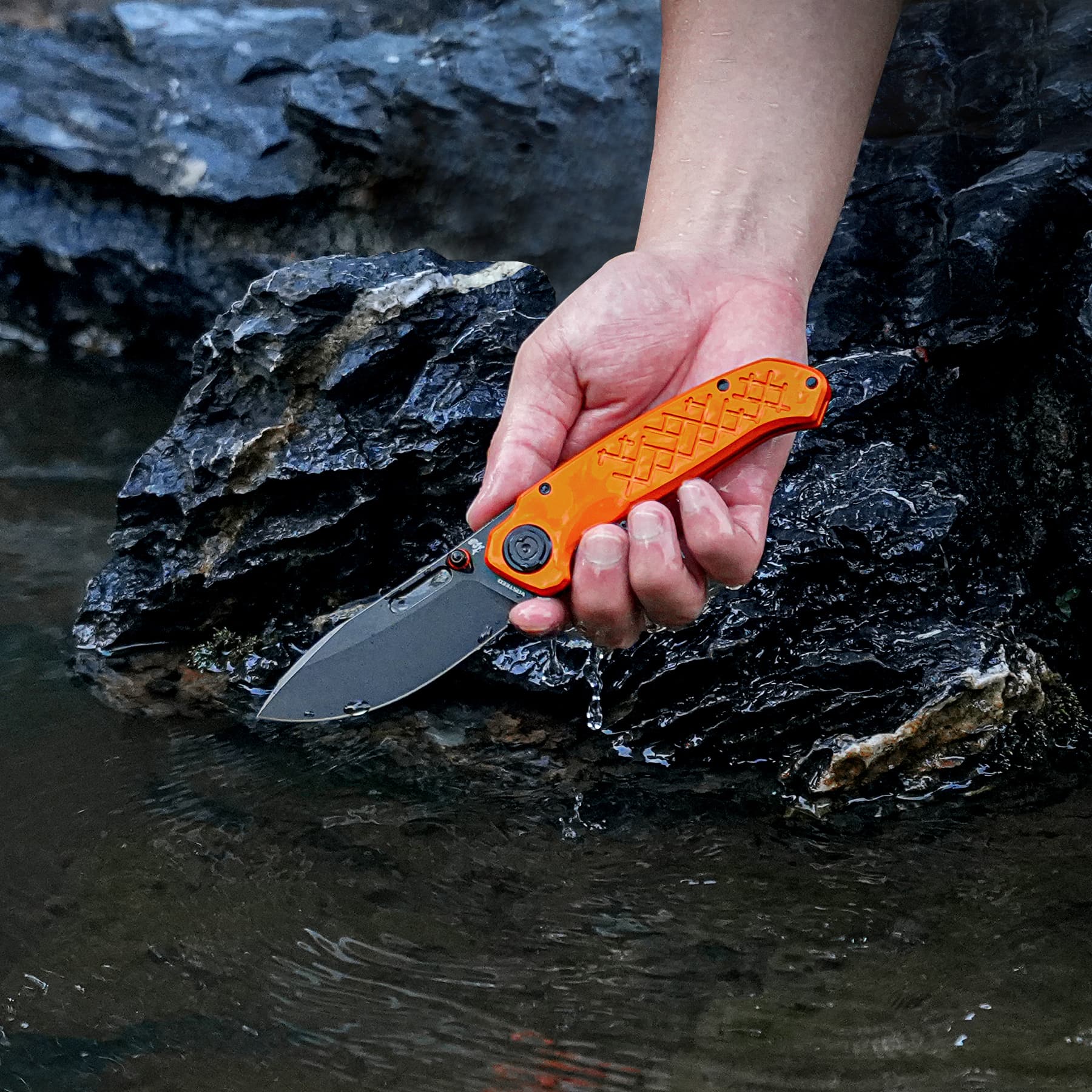 Coming Soon - Zander - Vanchor Lock®  (3.40" S35VN Blade & Aluminum Handle) - A4606