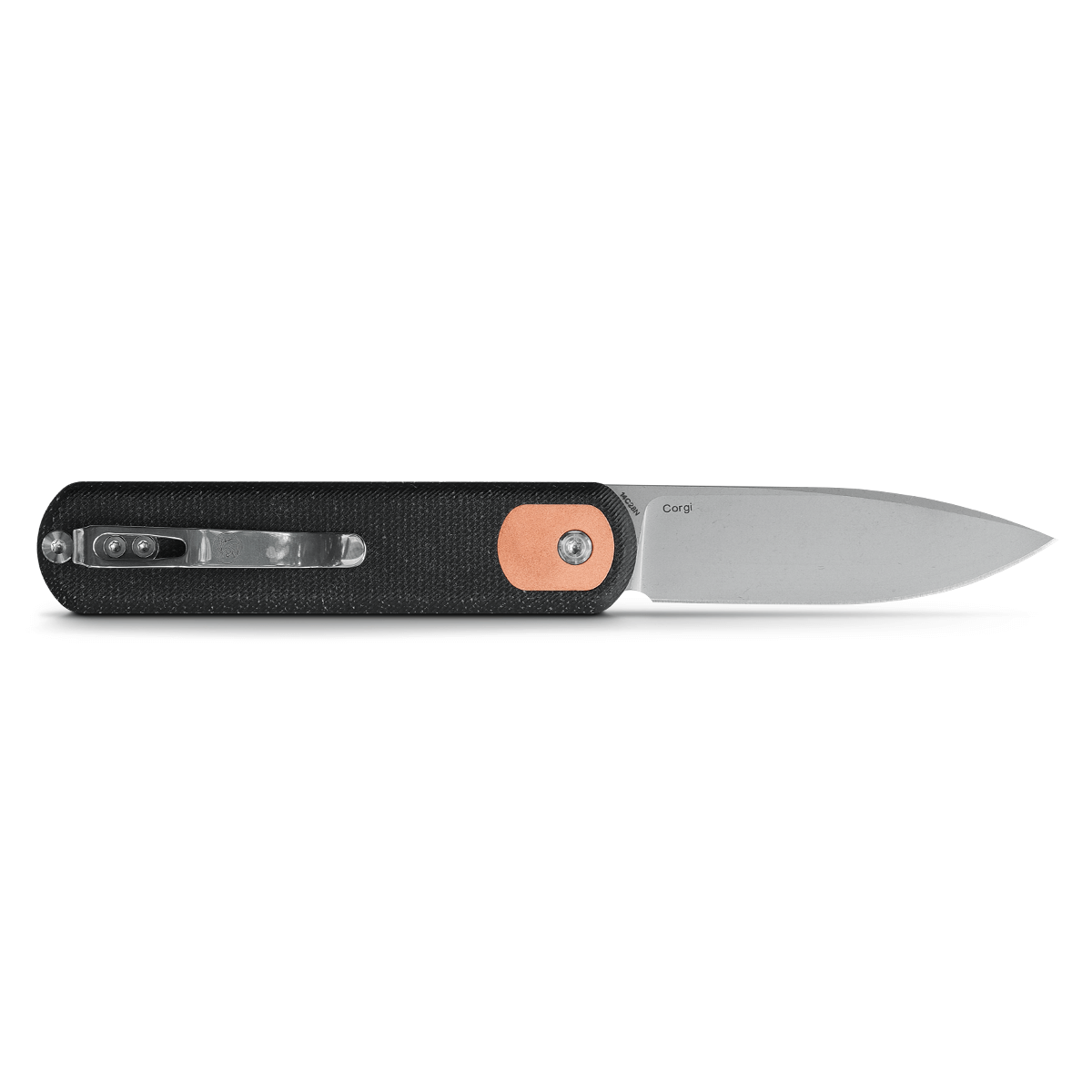 Corgi - Trek Lock Knife (2.99" 14C28N Blade & Micarta Handle) - CG3SVM2
