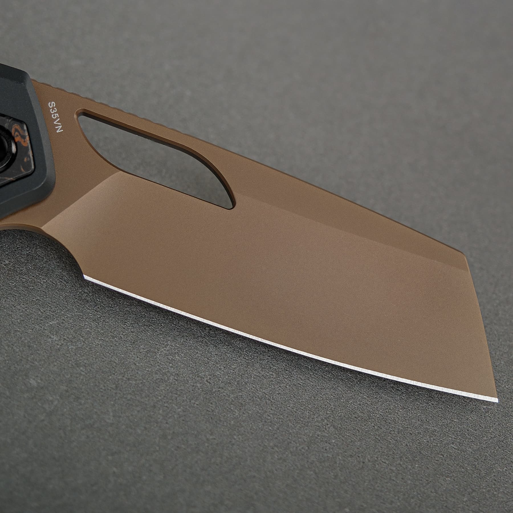 Kroc -Top Liner Lock (2.99" S35VN Blade & Aluminum & Topo G10 Handle) - A1802