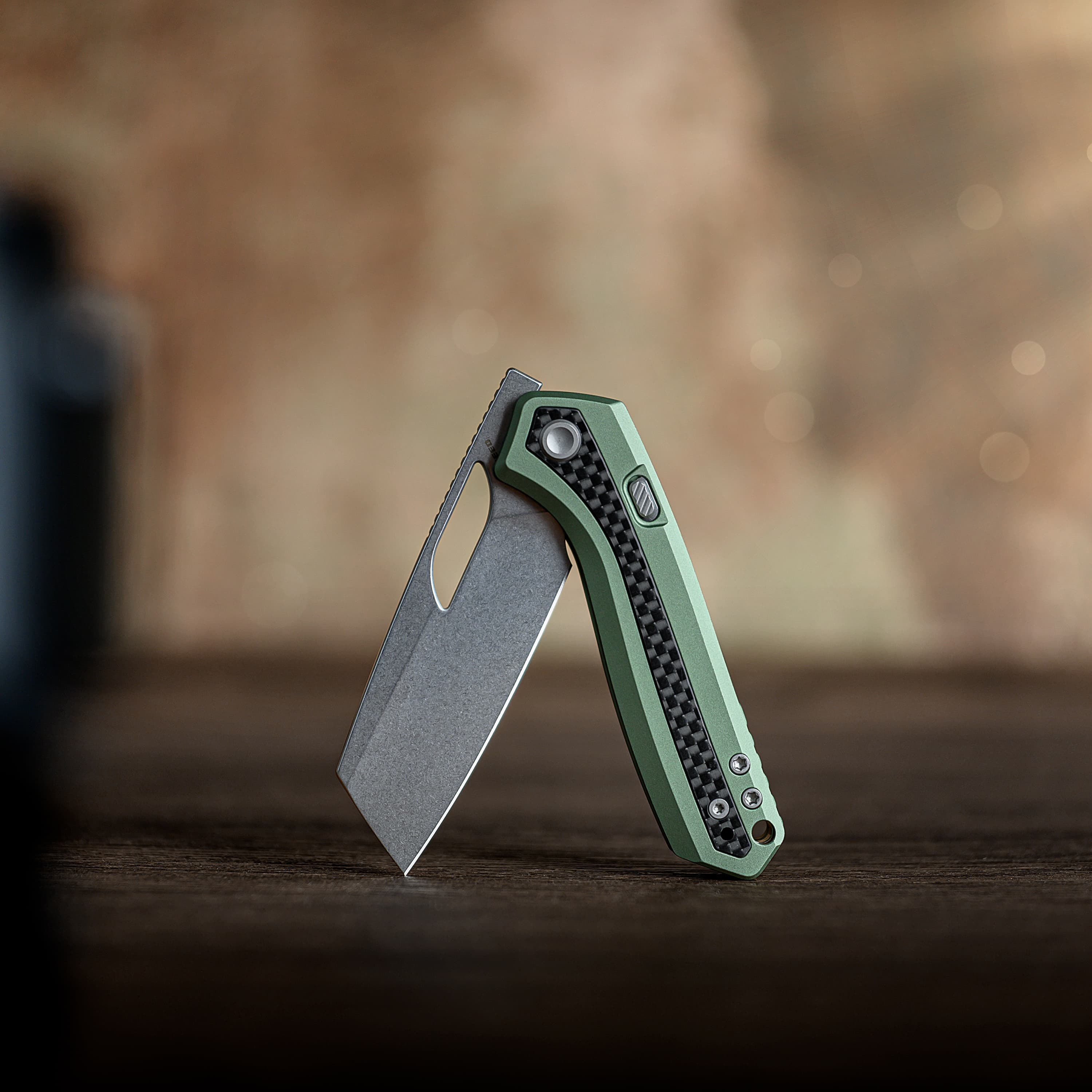 Kroc -Top Liner Lock (2.99" S35VN Blade & Aluminum & Carbon Fiber Handle) - A1803