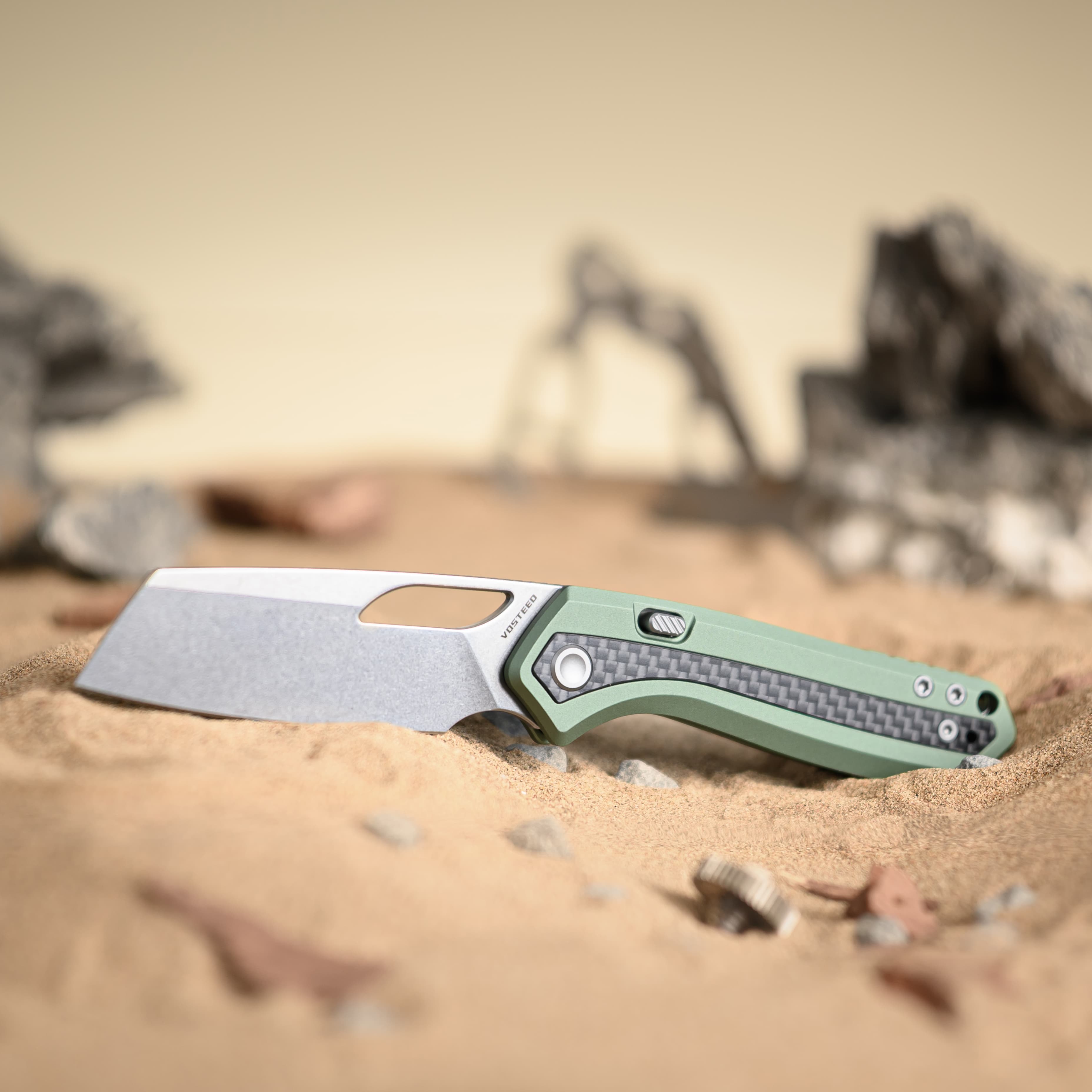 Kroc -Top Liner Lock (2.99" S35VN Blade & Aluminum & Carbon Fiber Handle) - A1803