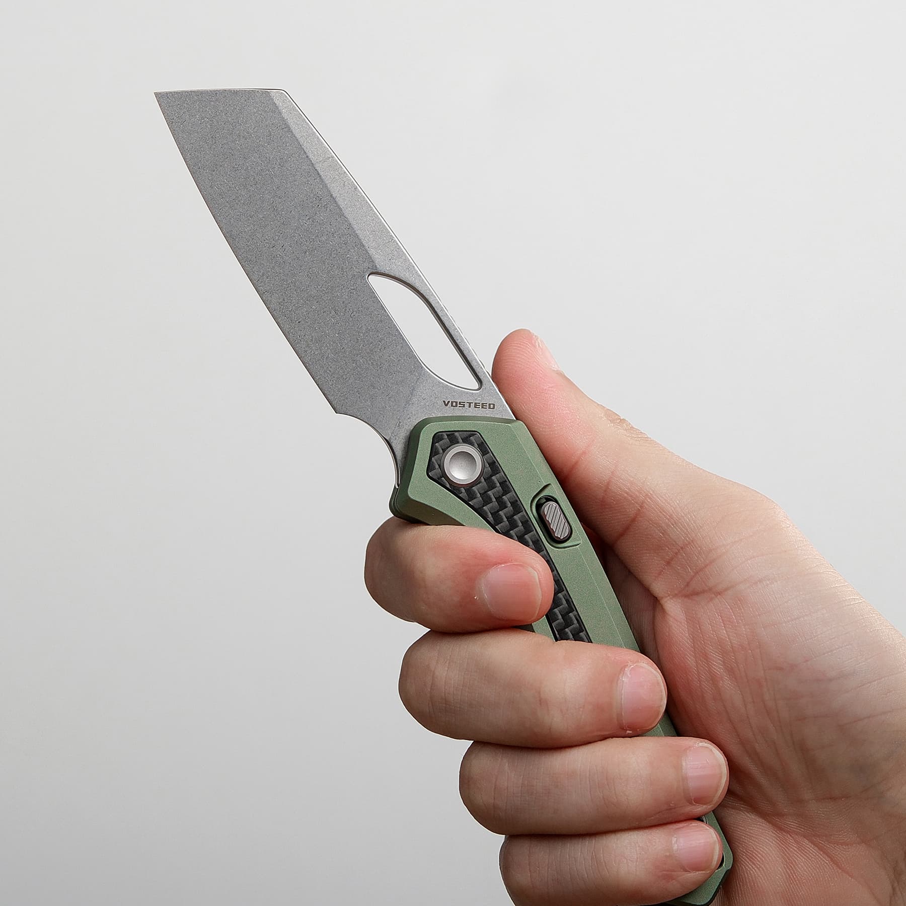 Kroc -Top Liner Lock (2.99" S35VN Blade & Aluminum & Carbon Fiber Handle) - A1803