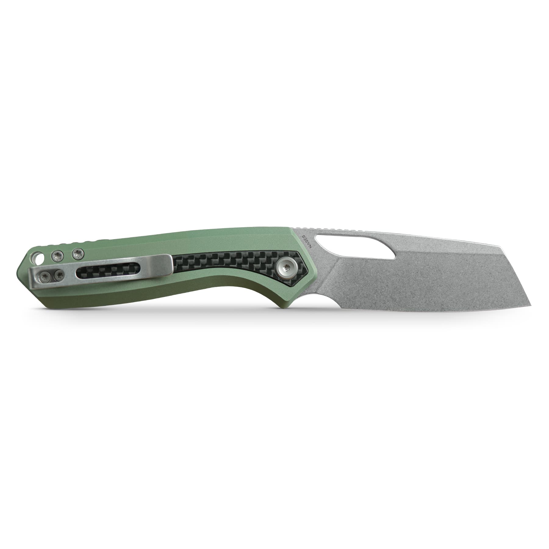 Kroc -Top Liner Lock (2.99" S35VN Blade & Aluminum & Carbon Fiber Handle) - A1803