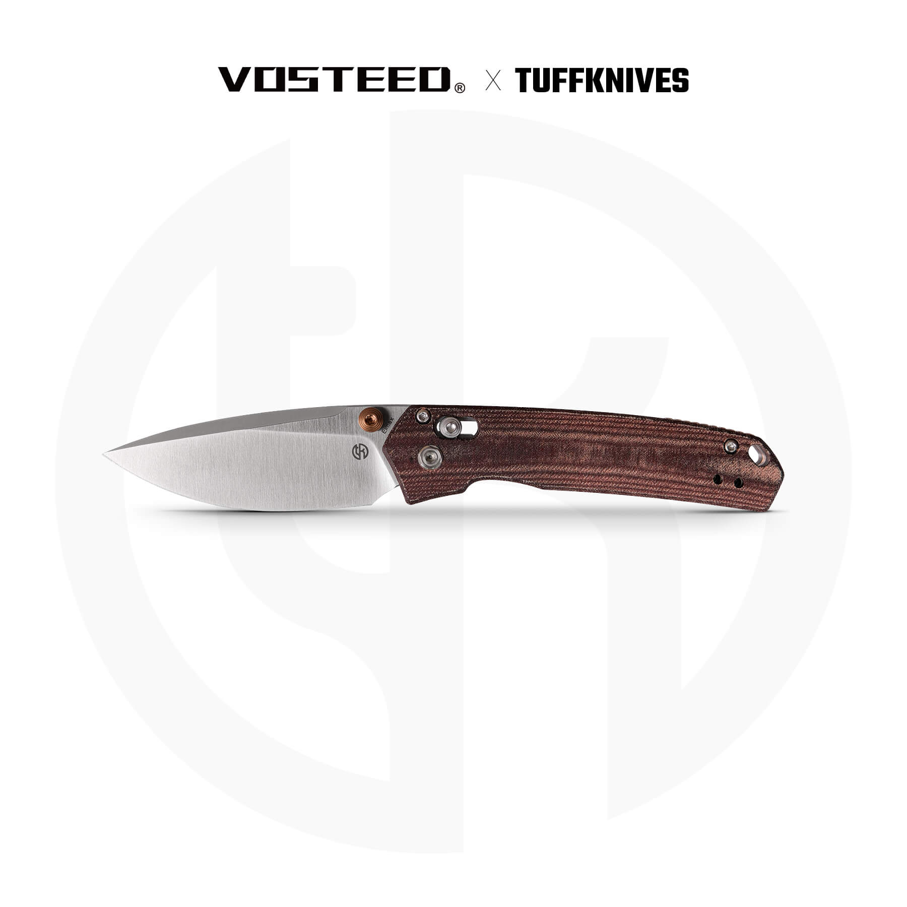 Mini Psyop - Crossbar Lock(2.69" Elmax Blade & Norplex UltreX™ Micarta Handle) - A2308