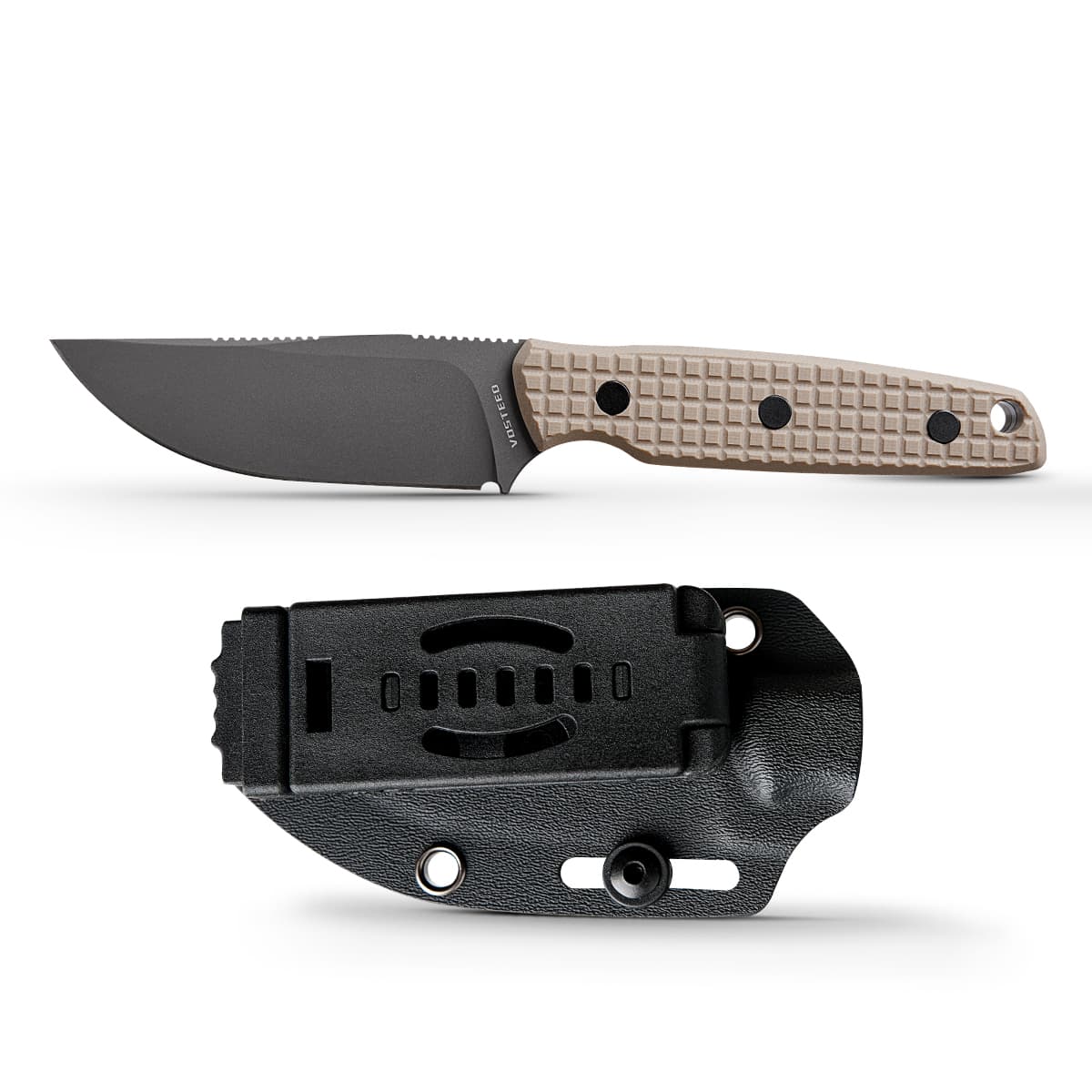 Mink - Fixed Blade Knife (3.33" 14C28N Blade & G10 Handle) - D0107