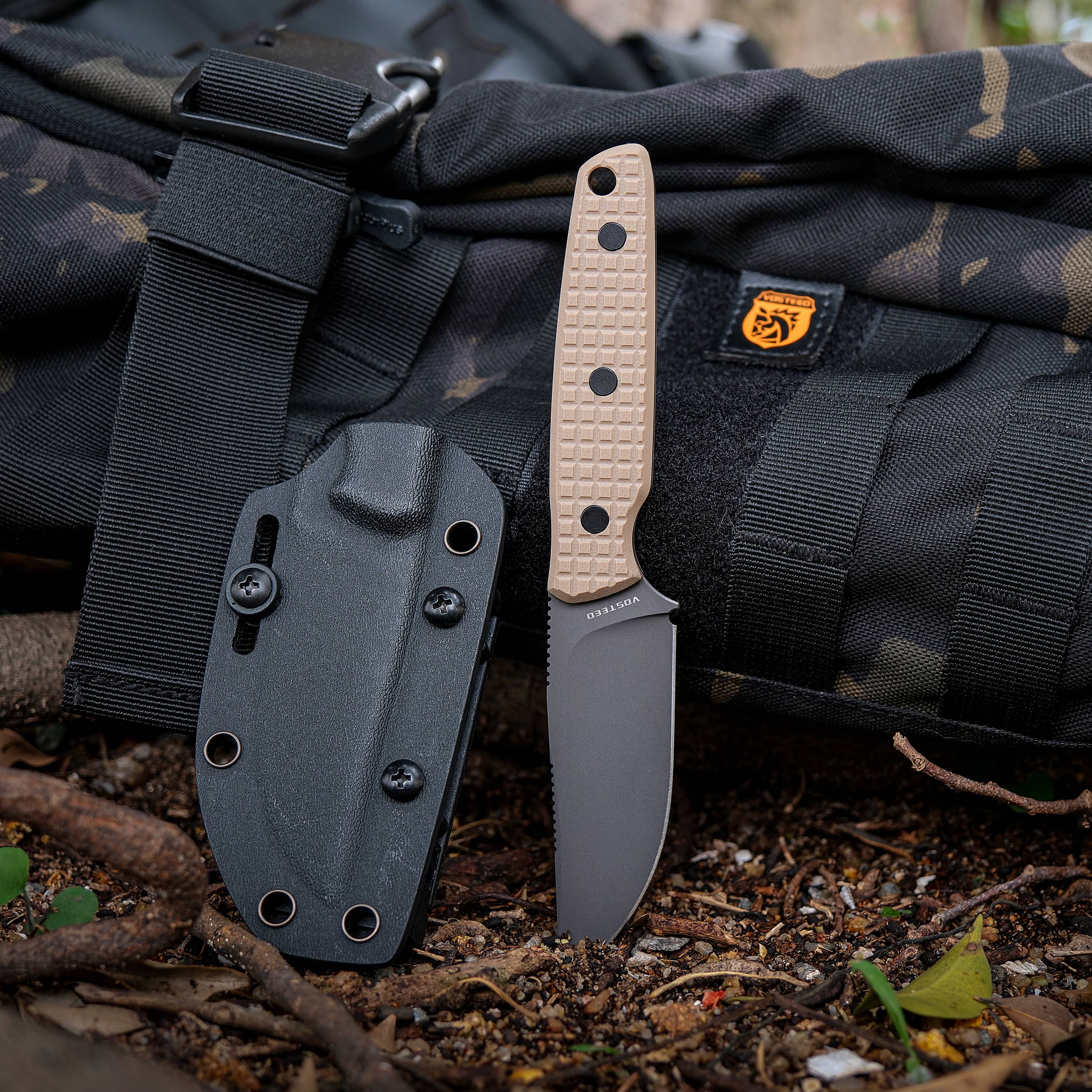 Mink - Fixed Blade Knife (3.33" 14C28N Blade & G10 Handle) - D0107