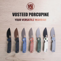Porcupine - Top Liner Lock  (2.99" 14C28N Blade & G10 Handle) - A2607