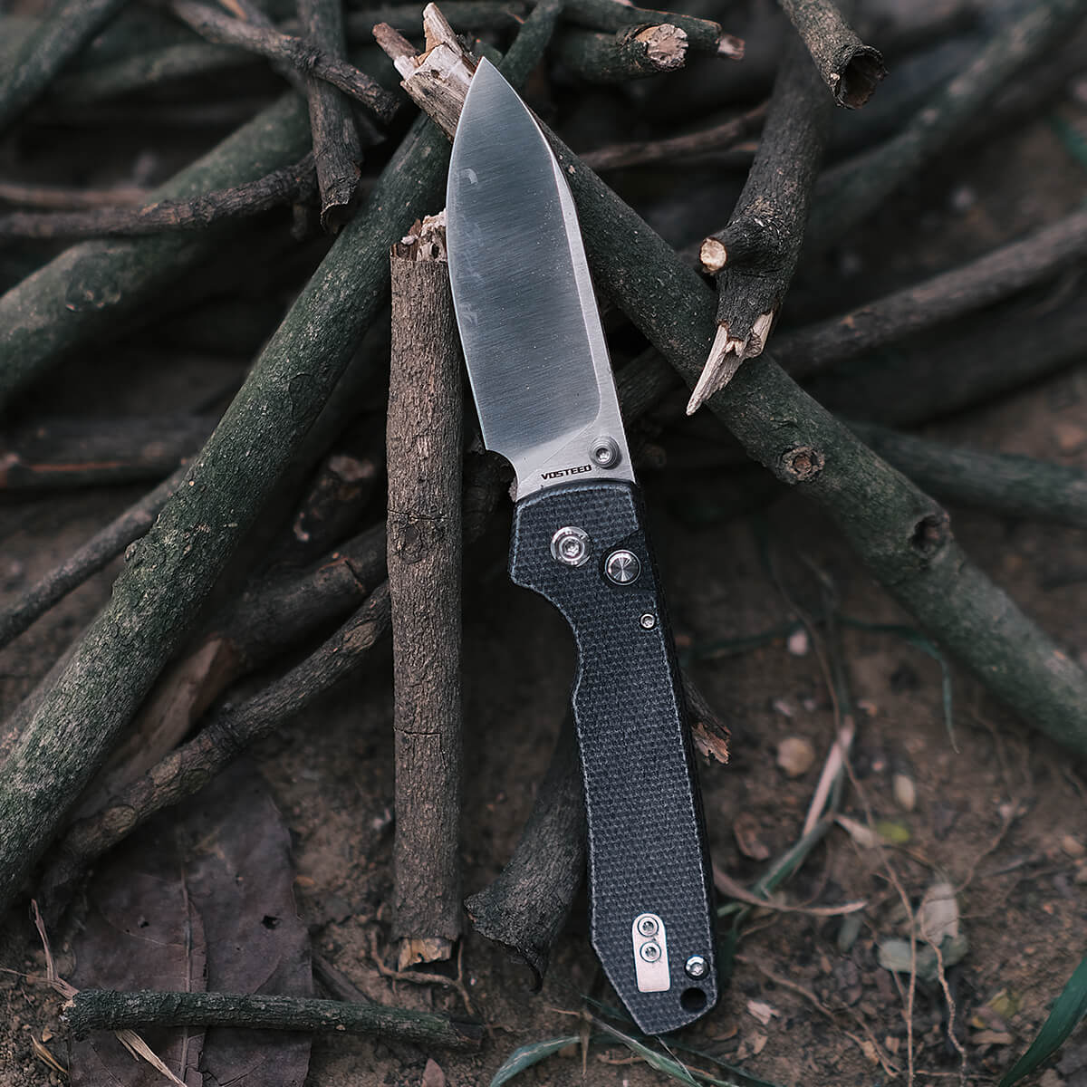 Vosteed Raccoon pocket knife - Black