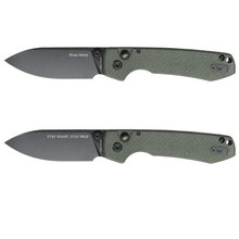 Custom - Raccoon - Button Lock Knife - 1 PC