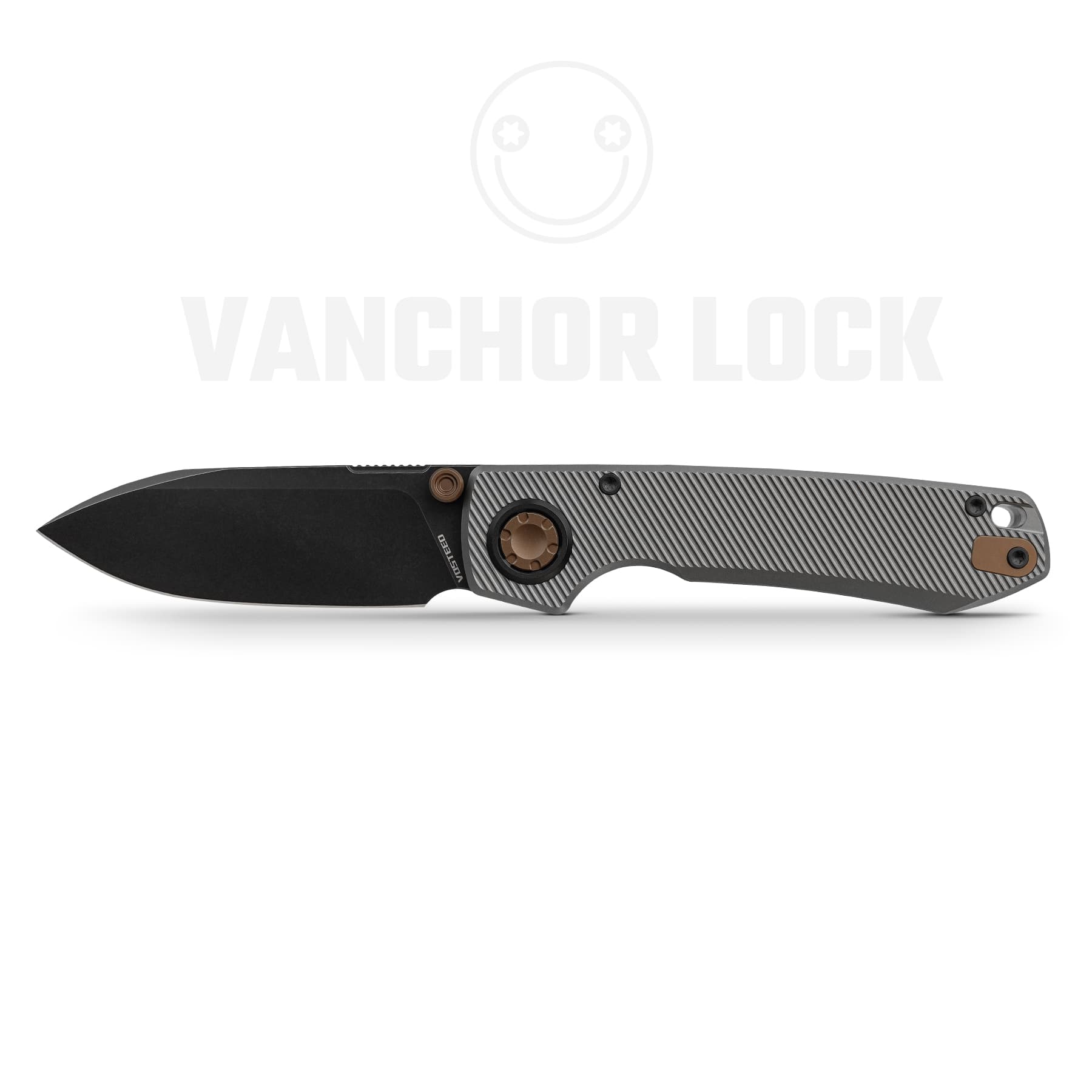 Raccoon® V -Vanchor Lock®  (3.22" M390 Blade & Titanium Handle) - A4004