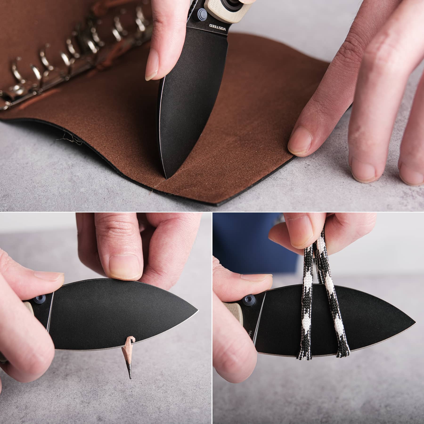 Shilin Cutter® - Vanchor Lock® (2.90" 154CM Blade & G10 Handle) - A2802